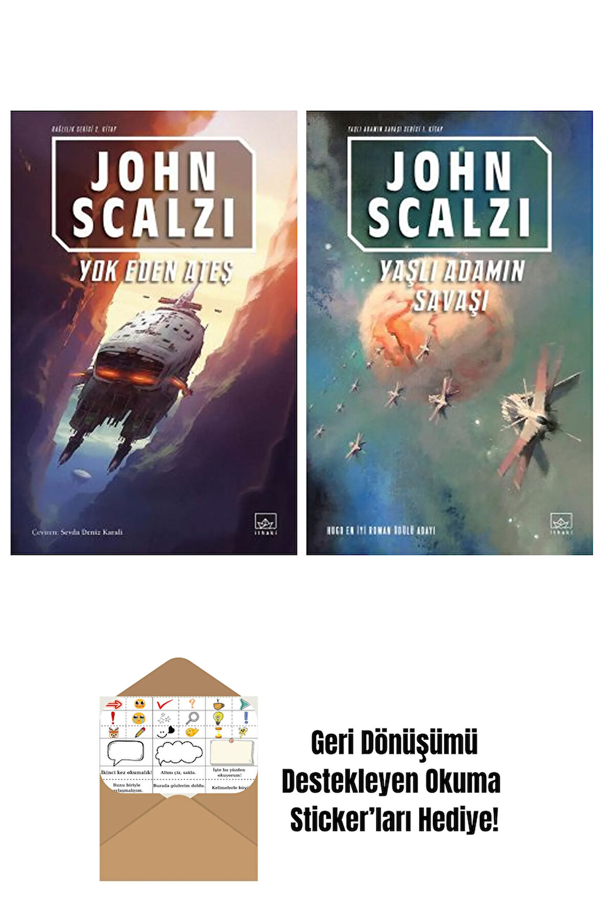 Yok Eden Ateş – Bağlılık Serisi 2. Kitap + Yaşlı Adamın Savaşı – Yaşlı Adamın Savaşı Serisi 1. Kitap
