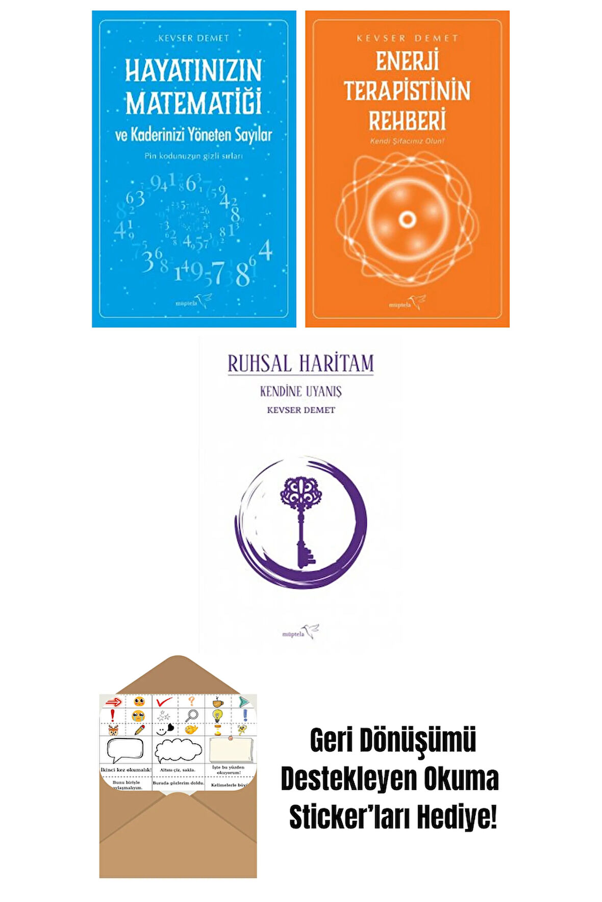 Hayatınızın Matematiği ve Kaderinizi Yöneten Sayılar + Enerji Terapistinin Rehberi + Ruhsal Haritam – Kendine Uyanış
