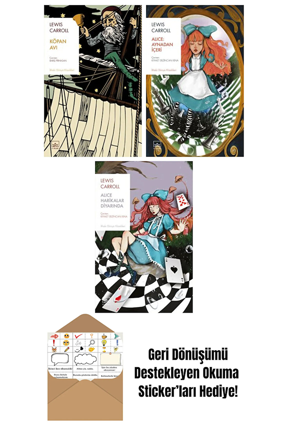 Köpan Avı + Alice: Aynadan İçeri + Alice Harikalar Diyarında
