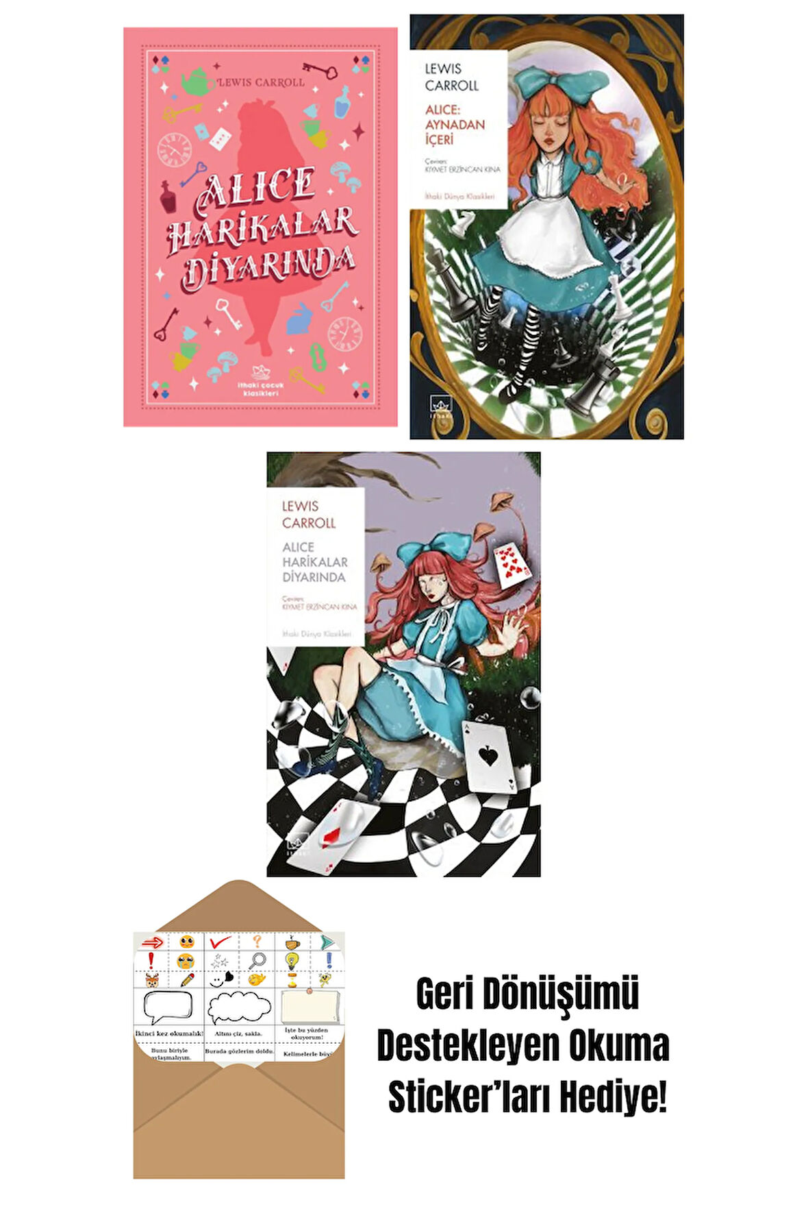 Alice Harikalar Diyarında + Alice: Aynadan İçeri + Alice Harikalar Diyarında