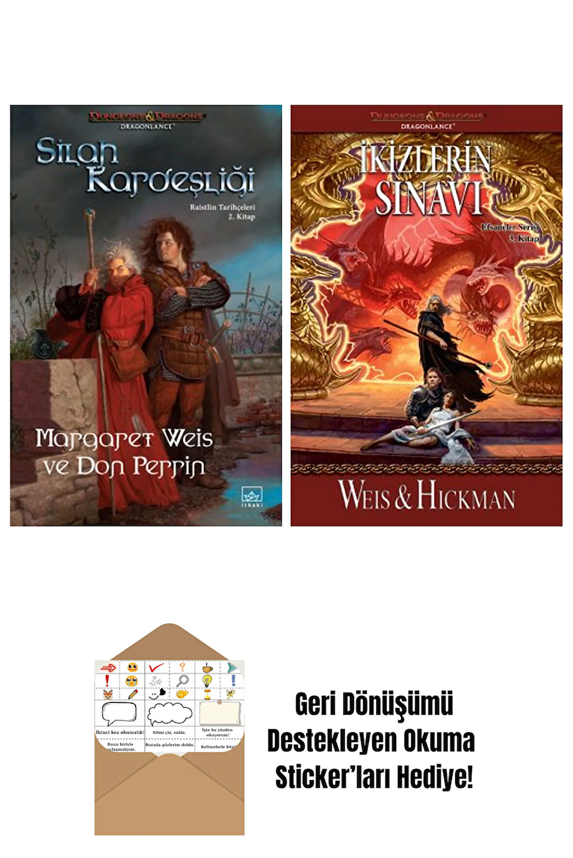 Silah Kardeşliği – Raistlin Tarihçeleri 2. Kitap + İkizlerin Sınavı – Efsaneler Serisi 3. Kitap