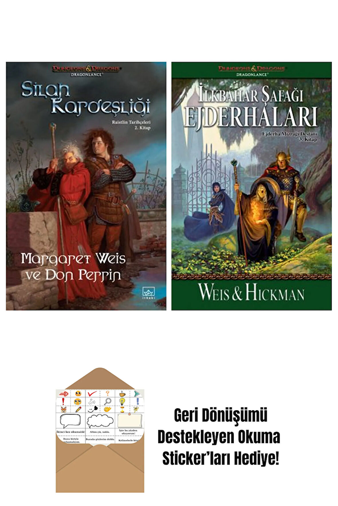 Silah Kardeşliği – Raistlin Tarihçeleri 2. Kitap + İlkbahar Şafağı Ejderhaları – Ejderha Mızrağı Destanı 3. Kitap