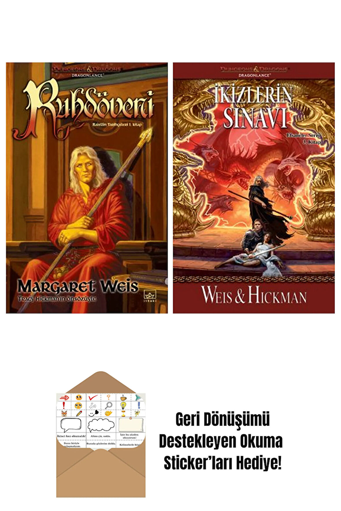 Ruhdöveni – Raistlin Tarihçeleri 1. Kitap + İkizlerin Sınavı – Efsaneler Serisi 3. Kitap
