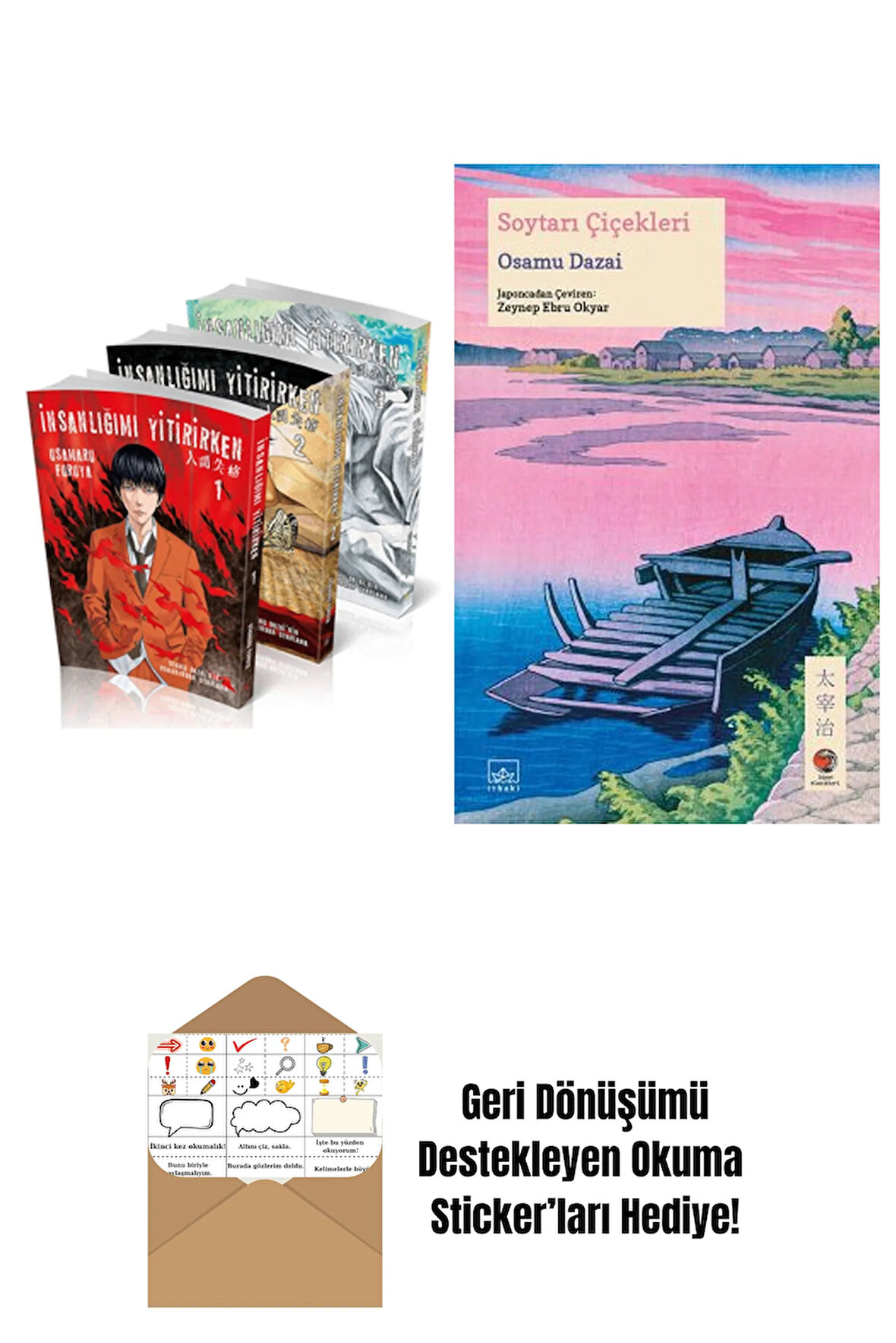 İnsanlığımı Yitirirken (3 Cilt Set) + Soytarı Çiçekleri
