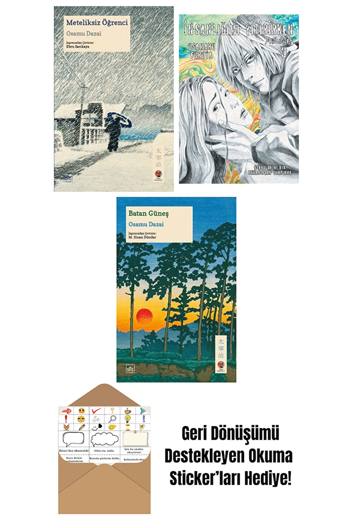 Meteliksiz Öğrenci + İnsanlığımı Yitirirken Cilt 3 + Batan Güneş