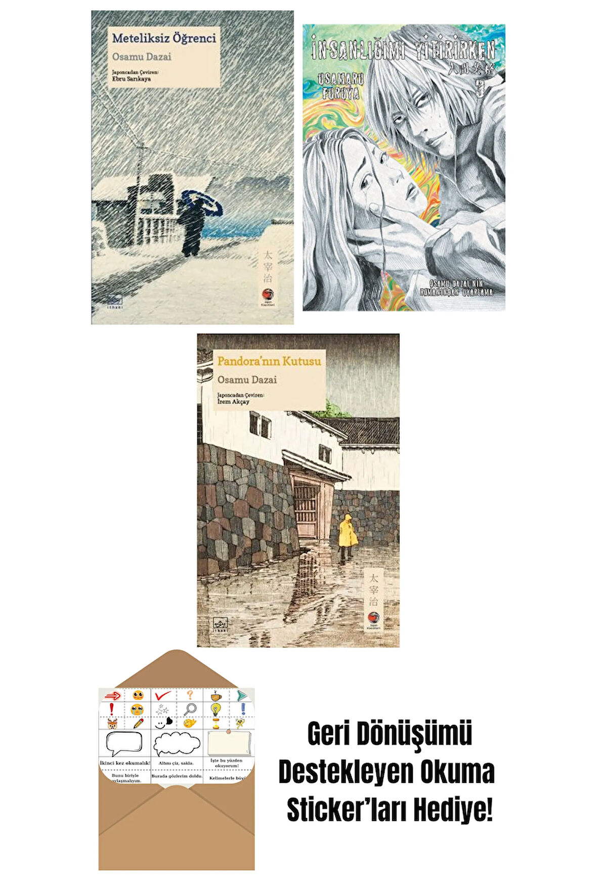 Meteliksiz Öğrenci + İnsanlığımı Yitirirken Cilt 3 + Pandora’nın Kutusu