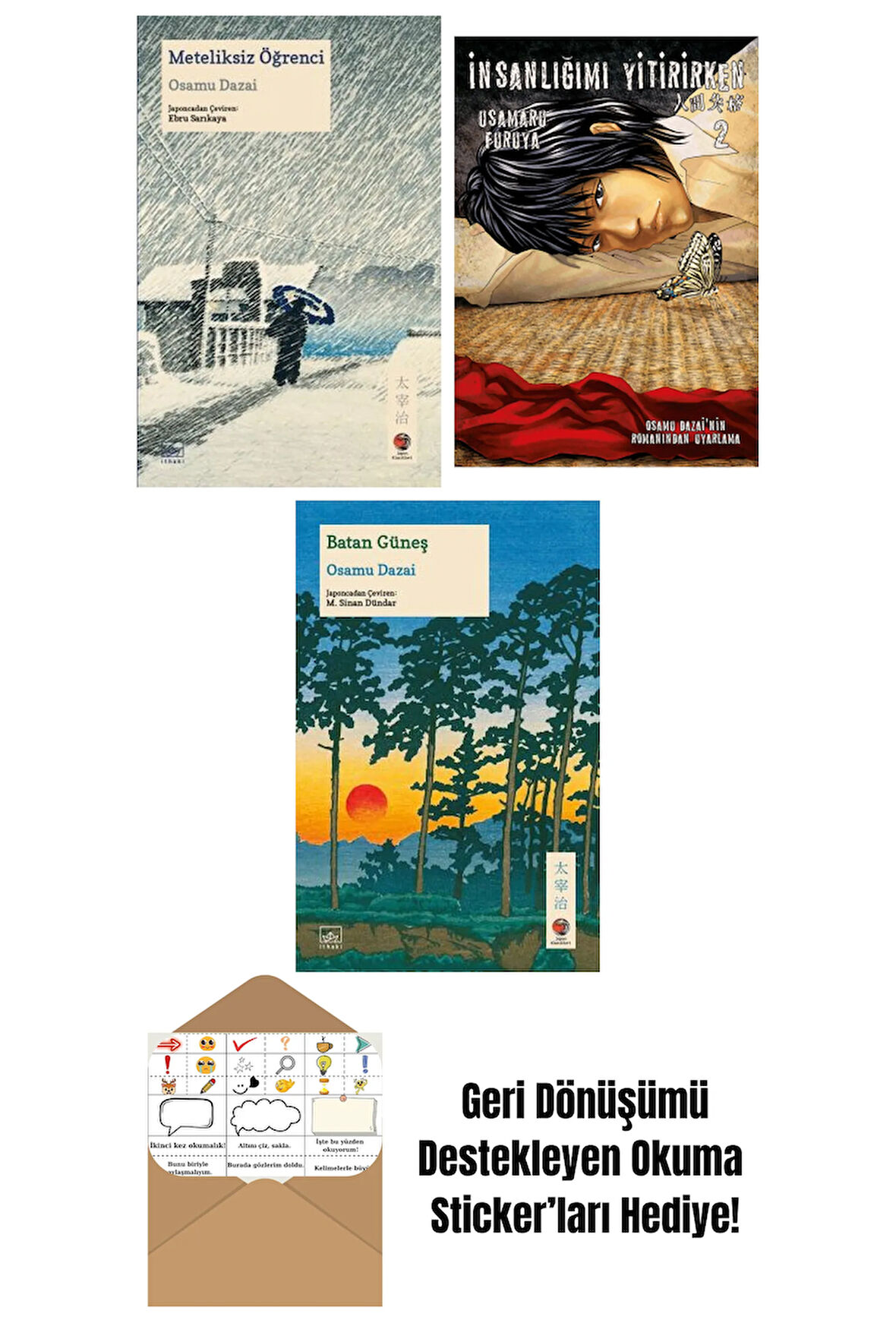 Meteliksiz Öğrenci + İnsanlığımı Yitirirken Cilt 2 + Batan Güneş