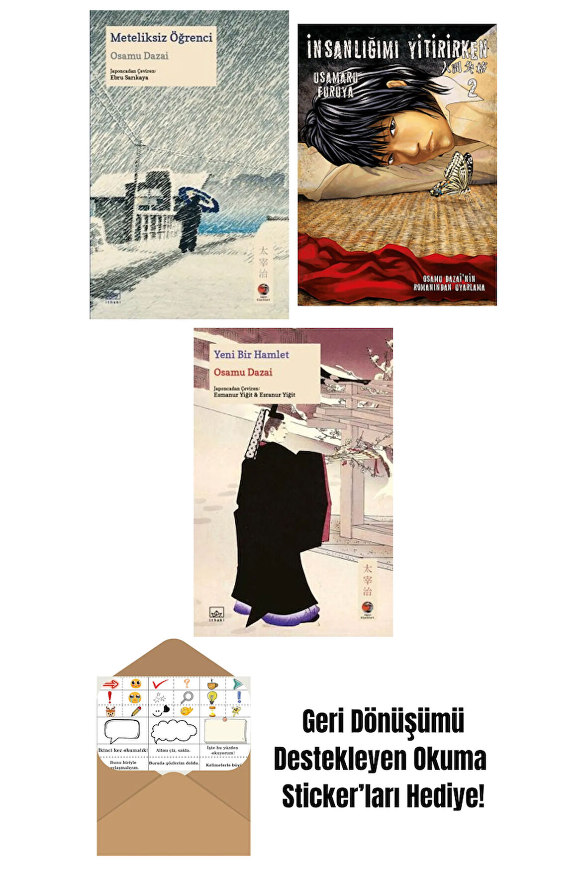 Meteliksiz Öğrenci + İnsanlığımı Yitirirken Cilt 2 + Yeni Bir Hamlet