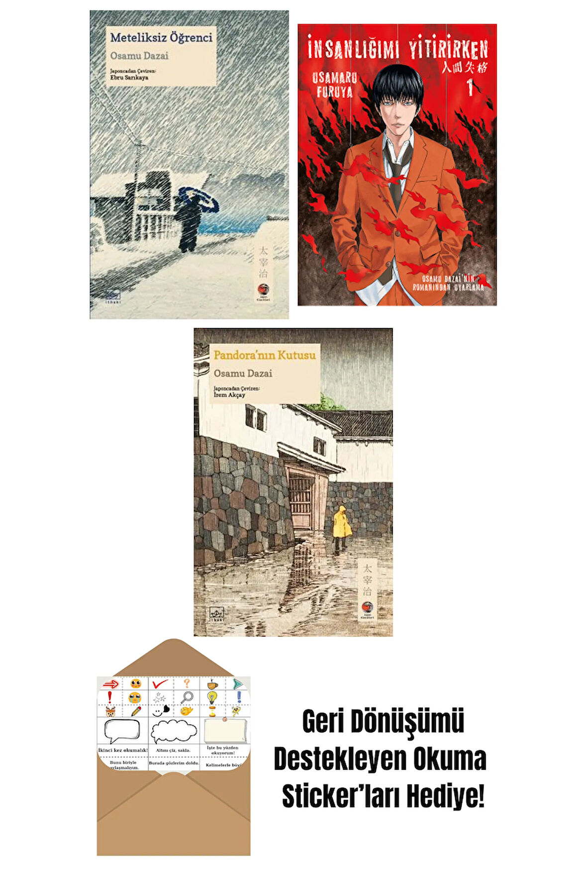 Meteliksiz Öğrenci + İnsanlığımı Yitirirken Cilt 1 + Pandora’nın Kutusu