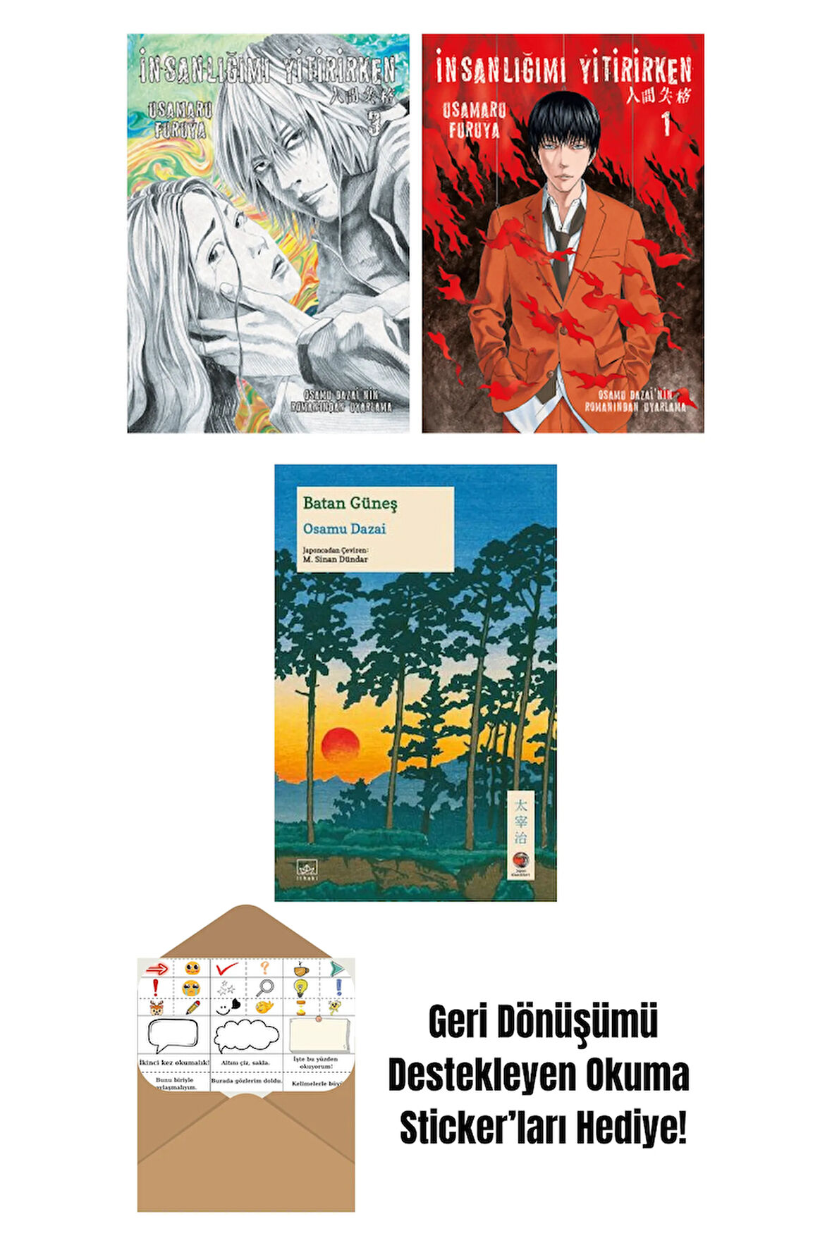 İnsanlığımı Yitirirken Cilt 3 + İnsanlığımı Yitirirken Cilt 1 + Batan Güneş