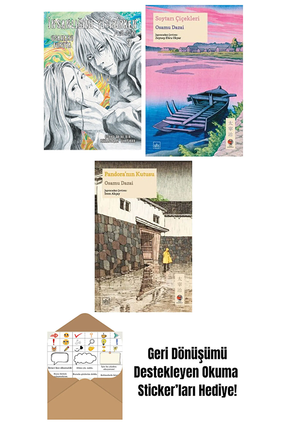 İnsanlığımı Yitirirken Cilt 3 + Soytarı Çiçekleri + Pandora’nın Kutusu