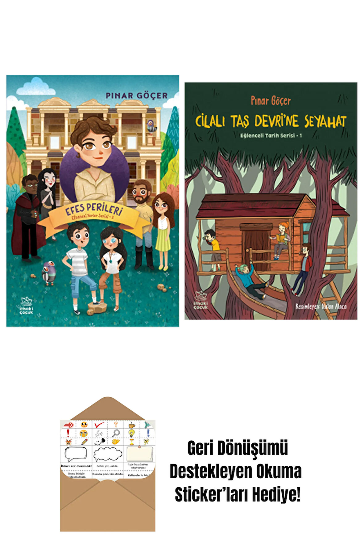 Efes Perileri – Efsanevi Yerler Serisi 3 + Cilalı Taş Devri’ne Seyahat – Eğlenceli Tarih Serisi 1