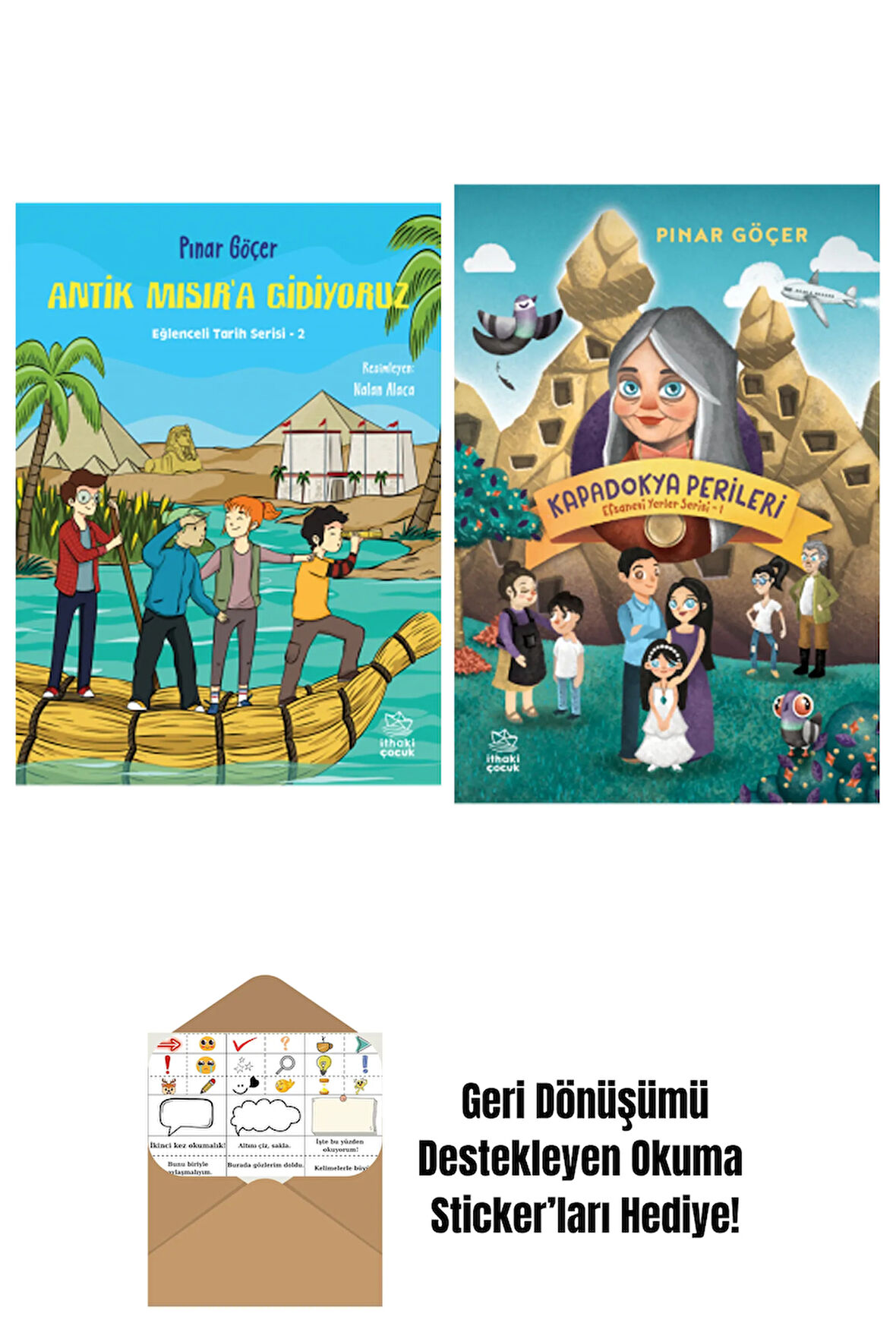 Antik Mısır’a Gidiyoruz – Eğlenceli Tarih Serisi 2 + Kapadokya Perileri – Efsanevi Yerler Serisi 1