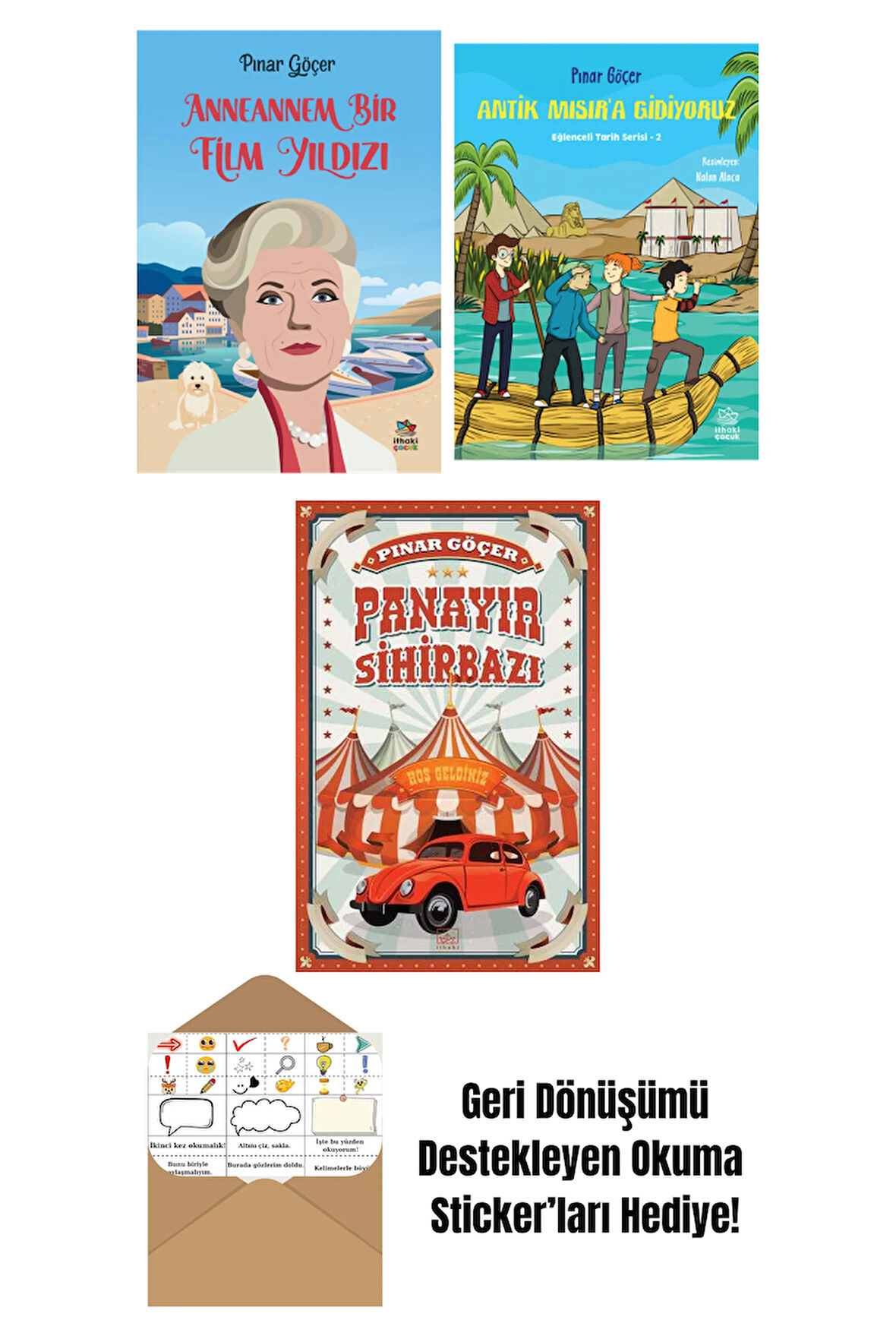 Anneannem Bir Film Yıldızı + Antik Mısır’a Gidiyoruz – Eğlenceli Tarih Serisi 2 + Panayır Sihirbazı