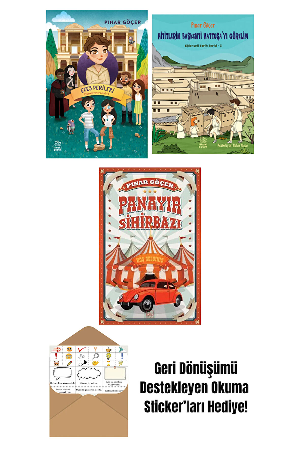 Efes Perileri – Efsanevi Yerler Serisi 3 + Hititlerin Başkenti Hattuşa’yı Görelim – Eğlenceli Tarih Serisi 3 + Panayır Sihirbazı