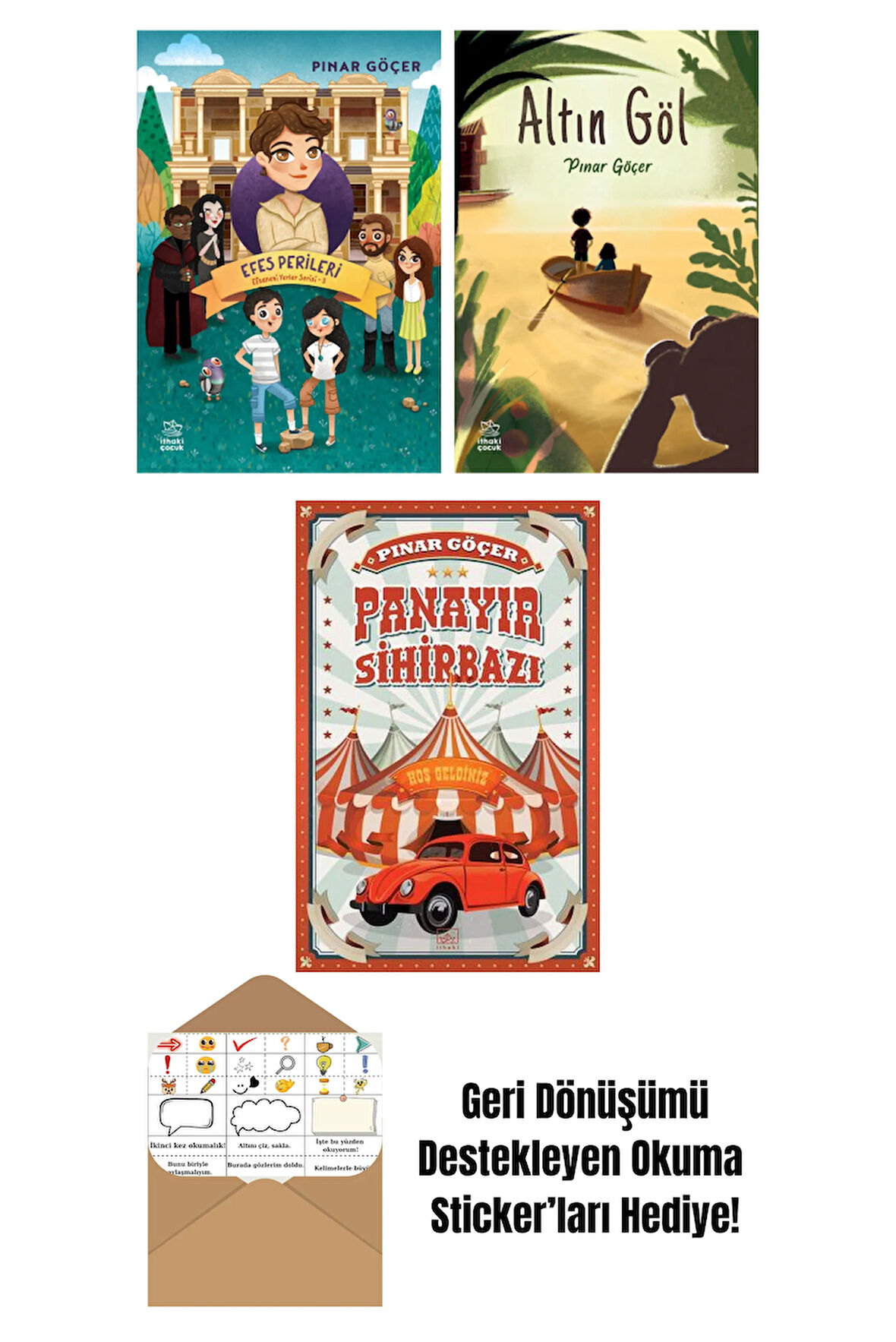 Efes Perileri – Efsanevi Yerler Serisi 3 + Altın Göl + Panayır Sihirbazı