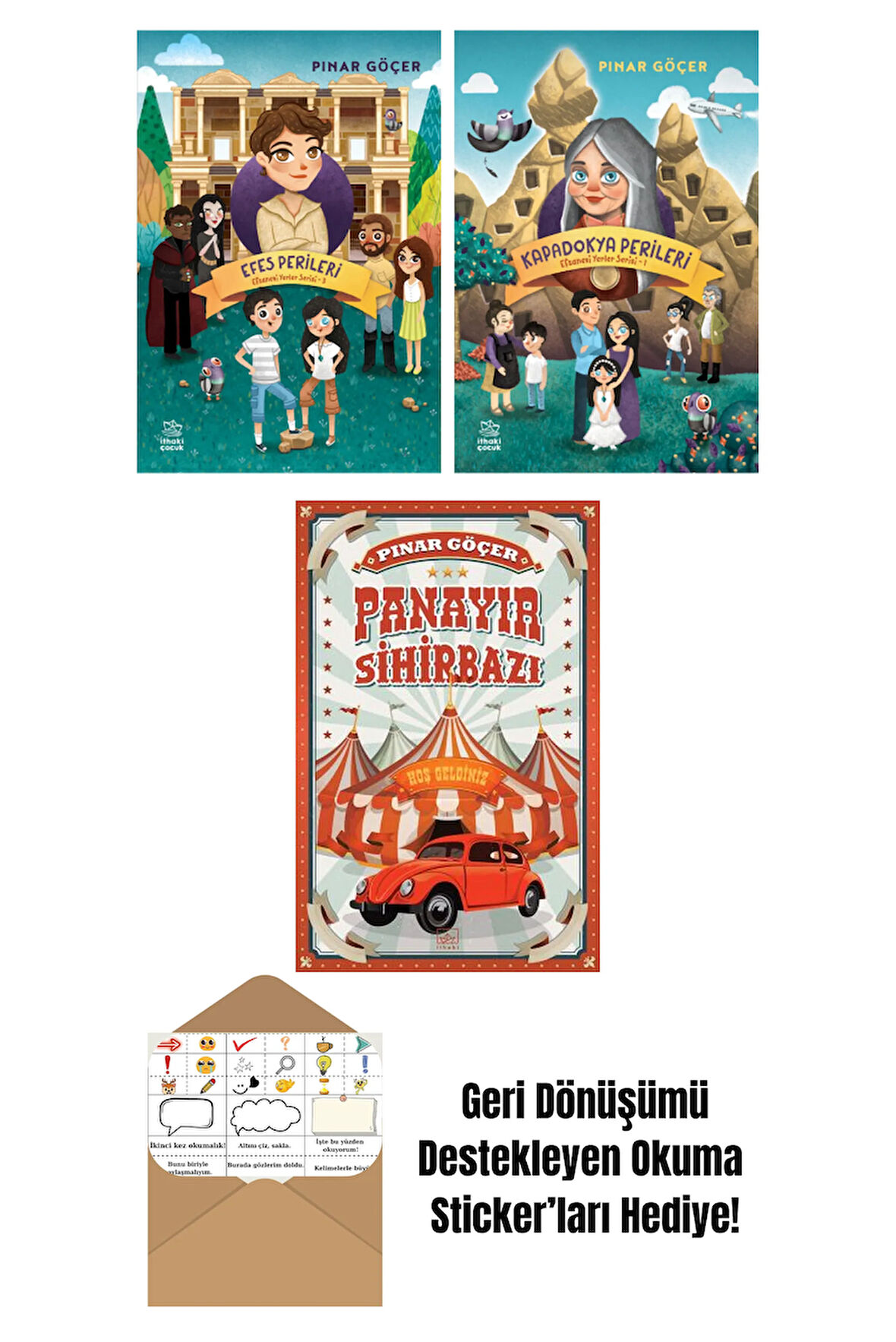 Efes Perileri – Efsanevi Yerler Serisi 3 + Kapadokya Perileri – Efsanevi Yerler Serisi 1 + Panayır Sihirbazı