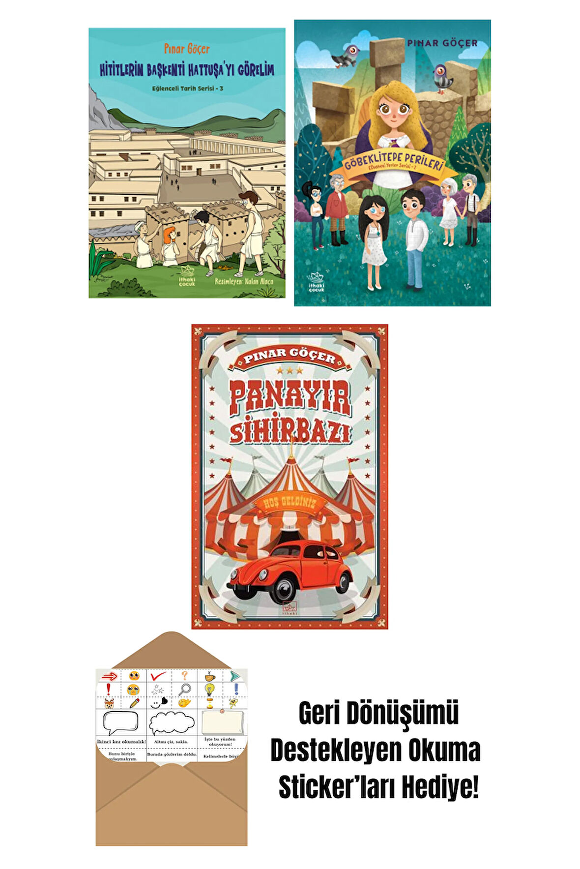 Hititlerin Başkenti Hattuşa’yı Görelim – Eğlenceli Tarih Serisi 3 + Göbeklitepe Perileri – Efsanevi Yerler Serisi 2 + Panayır Sihirbazı
