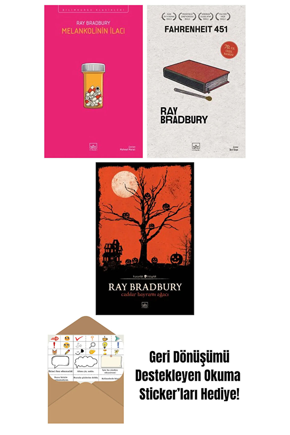 Melankolinin İlacı + Fahrenheit 451 (70. Yıl Özel Baskısı) + Cadılar Bayramı Ağacı