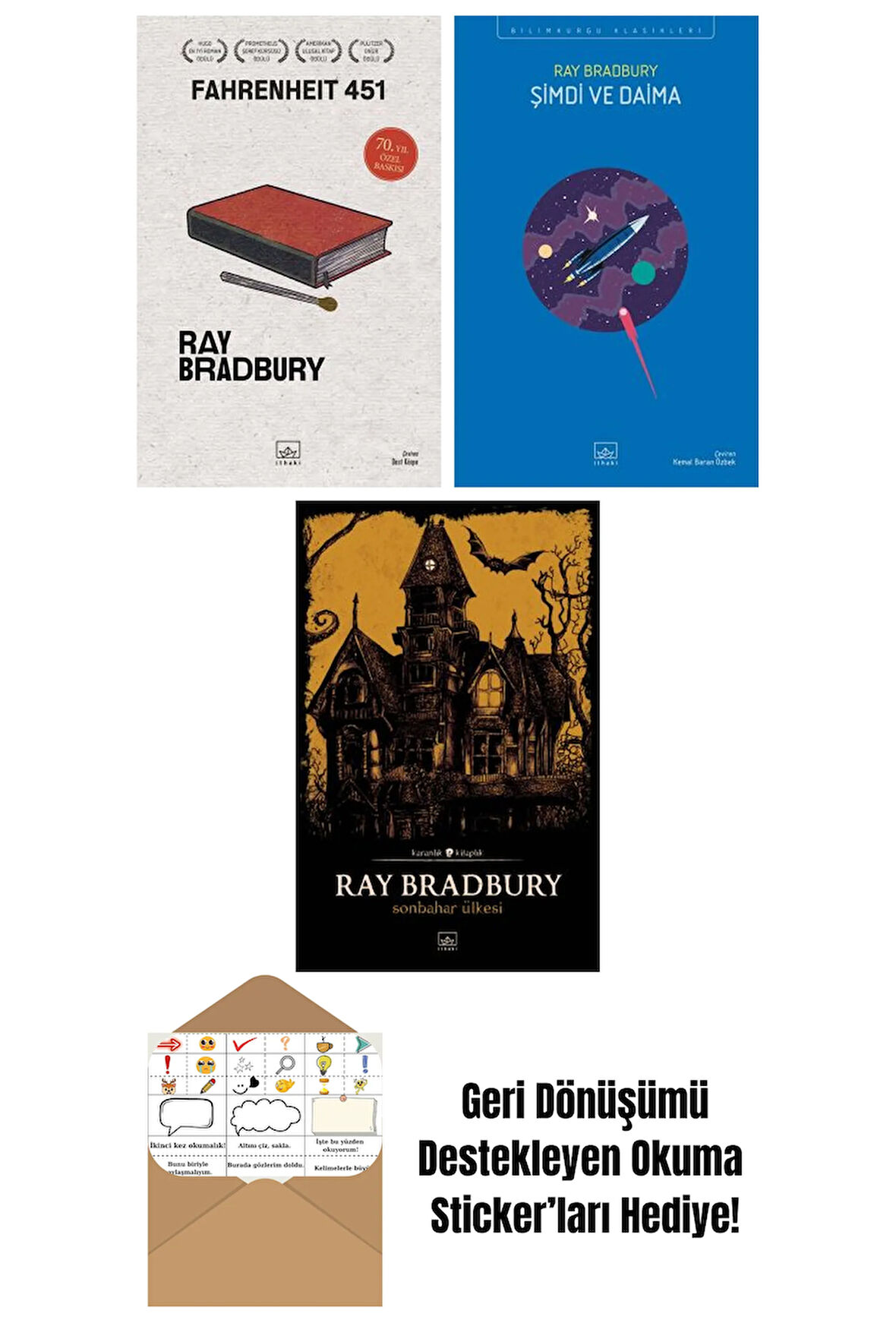 Fahrenheit 451 (70. Yıl Özel Baskısı) + Şimdi ve Daima + Sonbahar Ülkesi