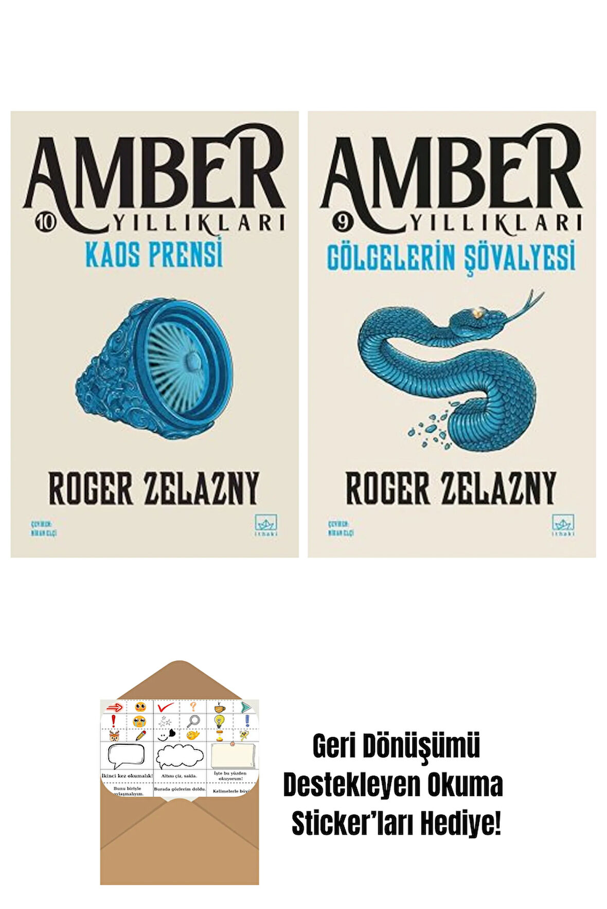 Kaos Prensi / Amber Yıllıkları 10 + Gölgelerin Şövalyesi – Amber Yıllıkları 9