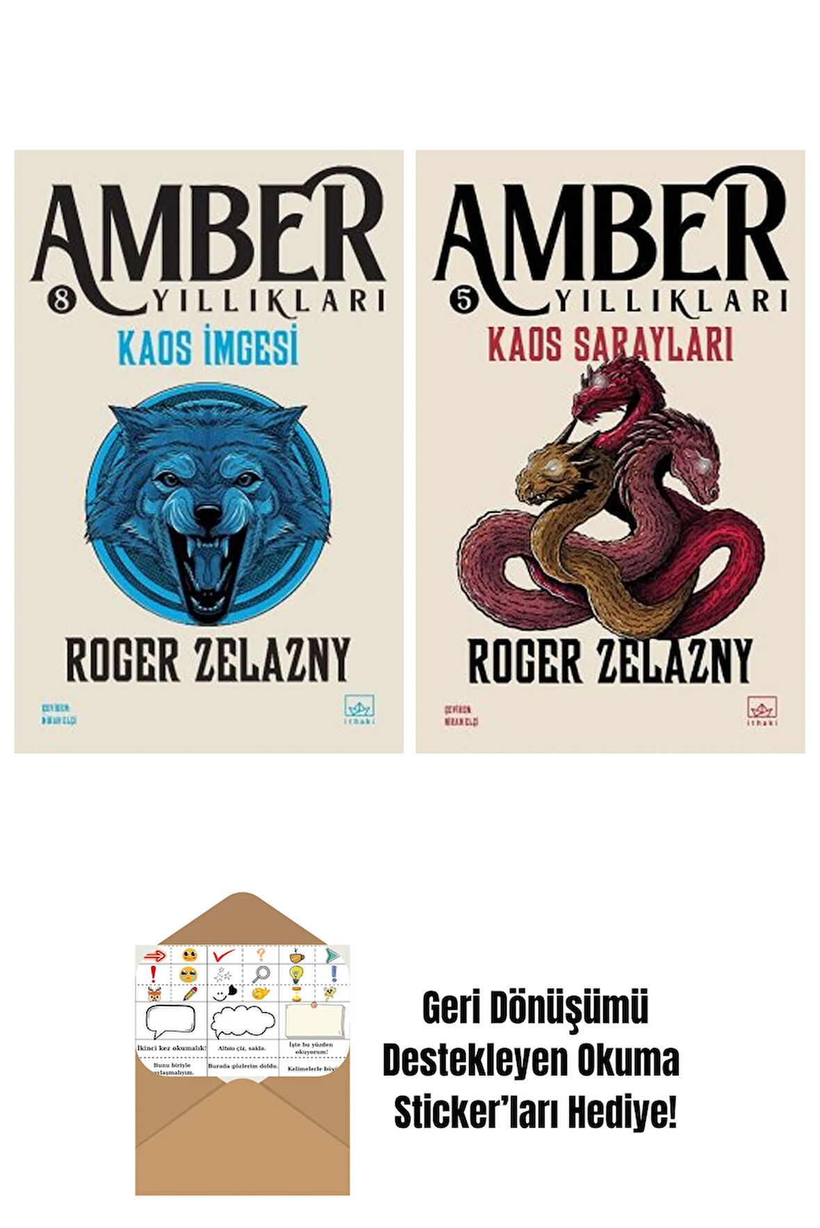 Kaos İmgesi – Amber Yıllıkları 8 + Kaos Sarayları – Amber Yıllıkları 5