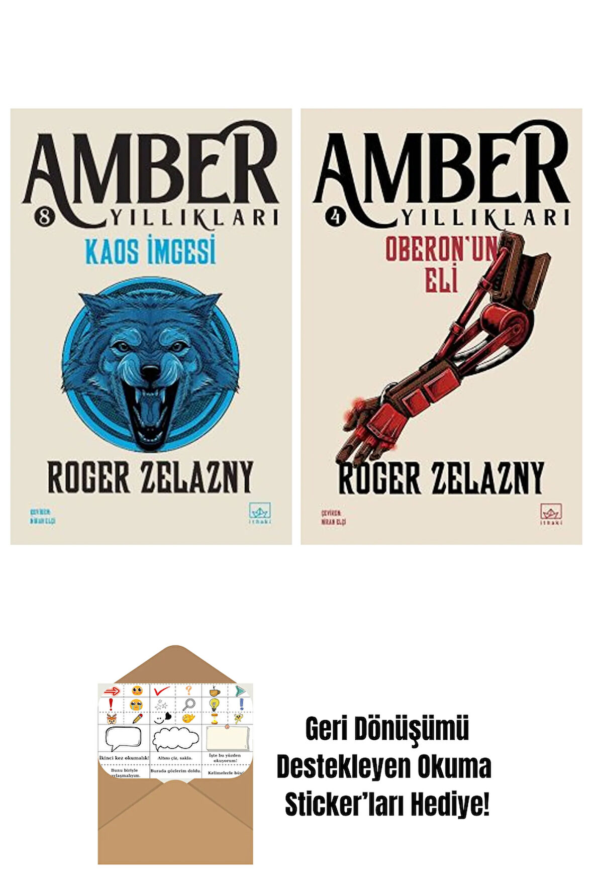 Kaos İmgesi – Amber Yıllıkları 8 + Oberon’un Eli – Amber Yıllıkları 4