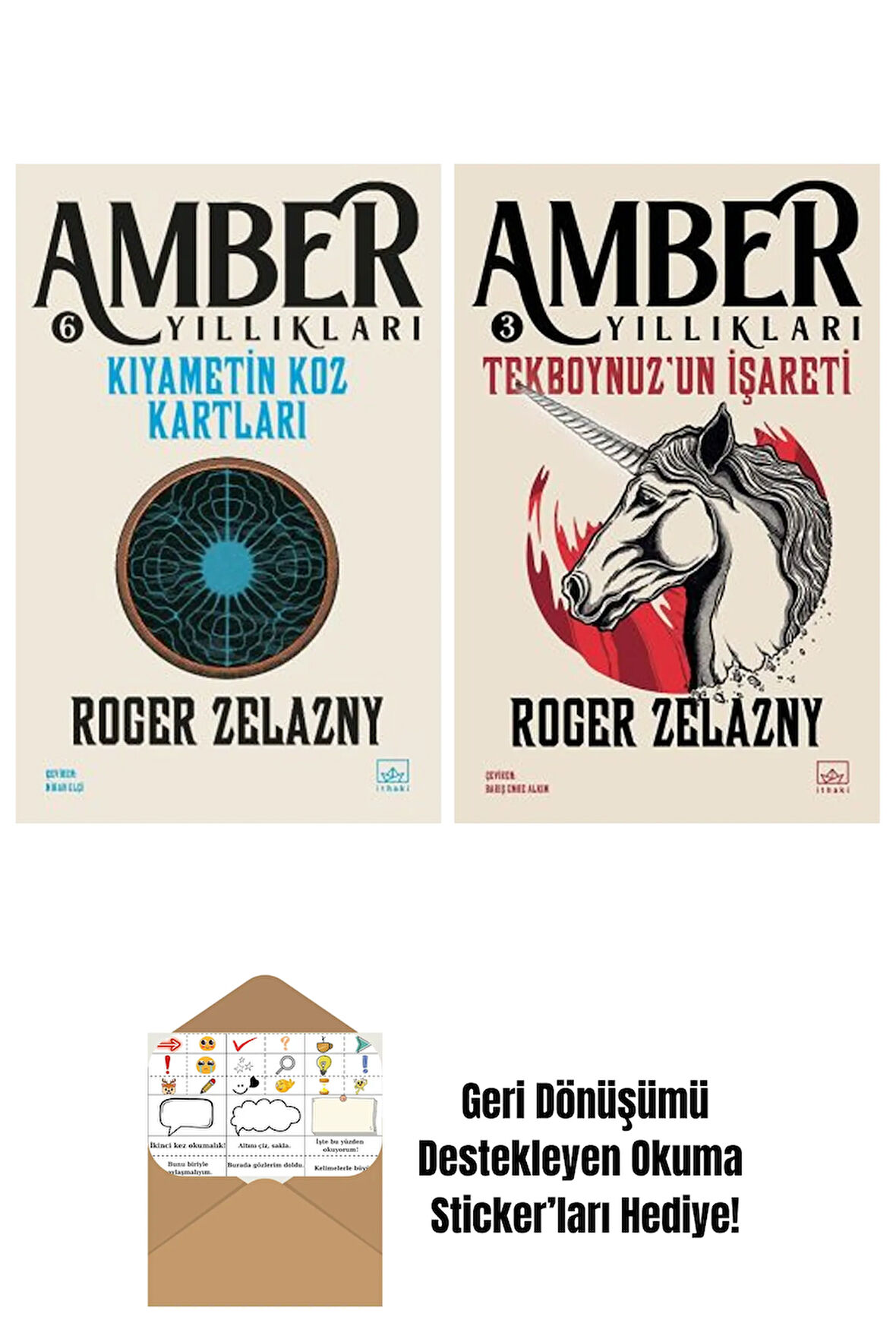 Kıyametin Koz Kartları /Amber Yıllıkları 6 + Tekboynuzun İşareti – Amber Yıllıkları 3