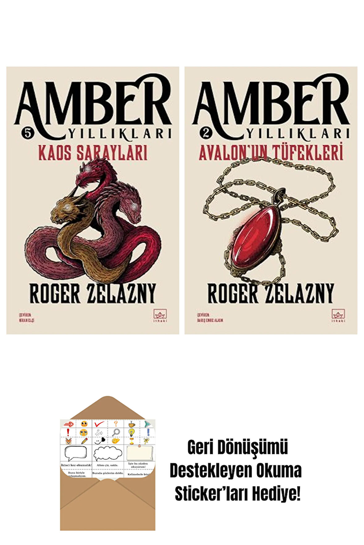 Kaos Sarayları – Amber Yıllıkları 5 + Avalon’un Tüfekleri – Amber Yıllıkları 2