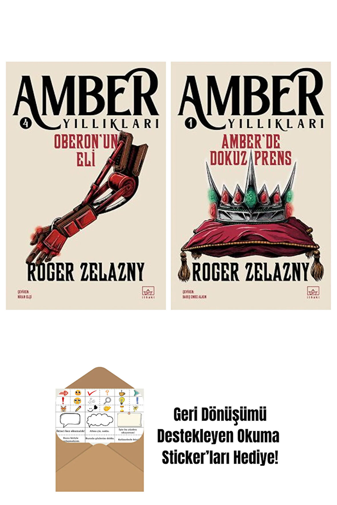 Oberon’un Eli – Amber Yıllıkları 4 + Amber’de Dokuz Prens – Amber Yıllıkları 1