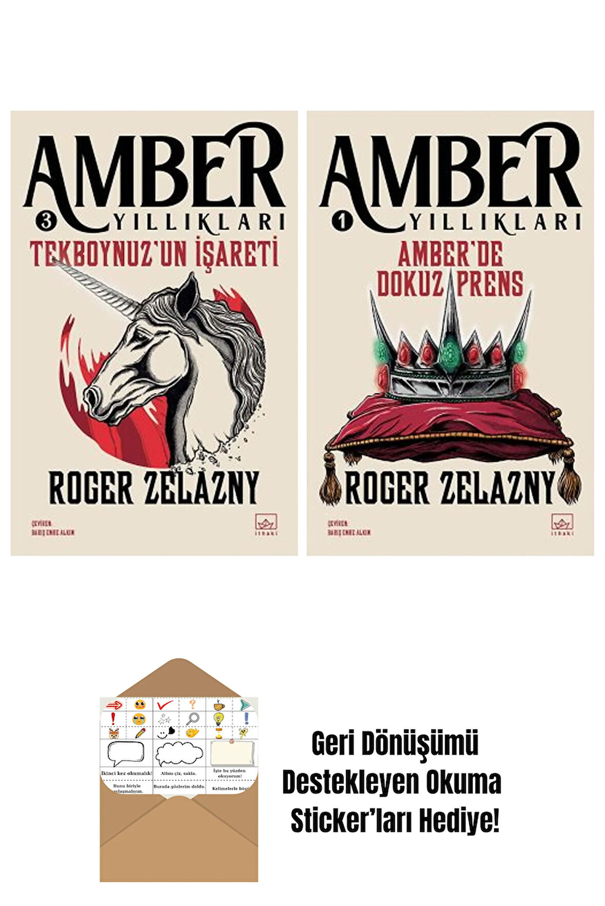 Tekboynuzun İşareti – Amber Yıllıkları 3 + Amber’de Dokuz Prens – Amber Yıllıkları 1