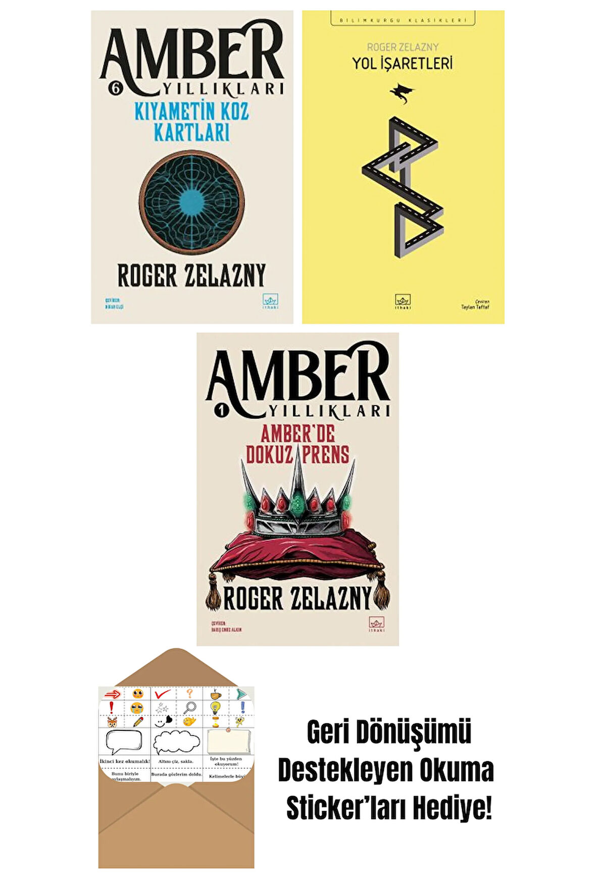 Kıyametin Koz Kartları /Amber Yıllıkları 6 + Yol İşaretleri + Amber’de Dokuz Prens – Amber Yıllıkları 1