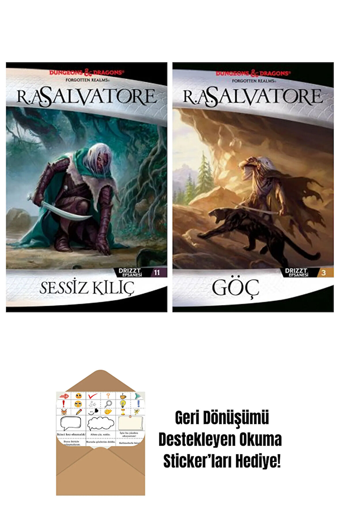 Sessiz Kılıç – Drizzt Efsanesi 11. Kitap + Göç – Drizzt Efsanesi 3. Kitap