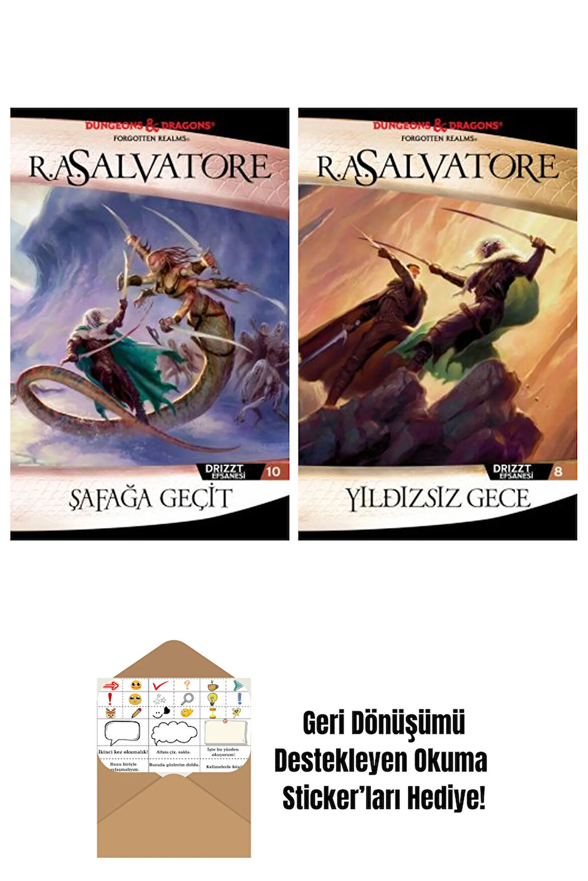 Şafağa Geçit – Drizzt Efsanesi 10. Kitap + Yıldızsız Gece – Drizzt Efsanesi 8. Kitap