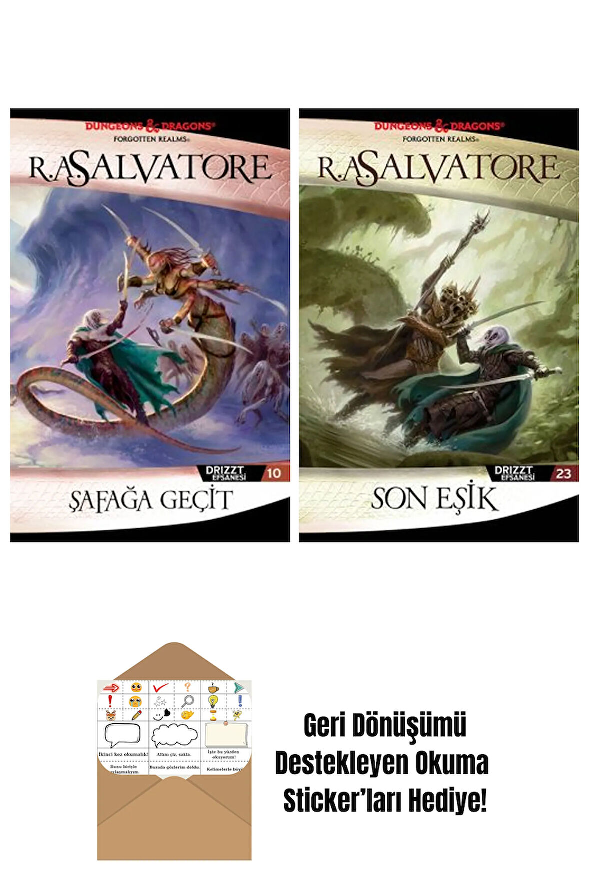 Şafağa Geçit – Drizzt Efsanesi 10. Kitap + Son Eşik – Drizzt Efsanesi 23. Kitap