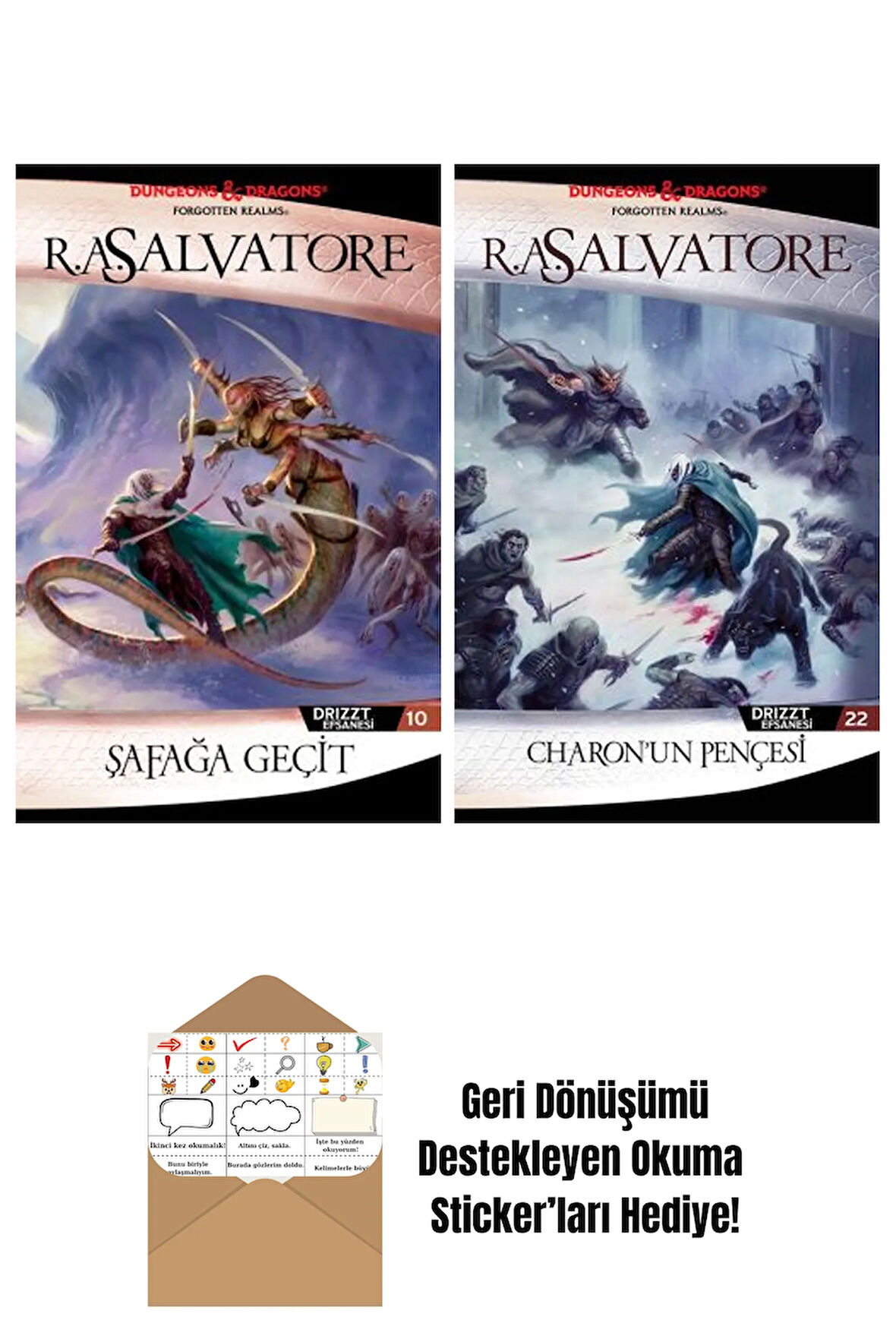 Şafağa Geçit – Drizzt Efsanesi 10. Kitap + Charon’un Pençesi – Drizzt Efsanesi 22. Kitap
