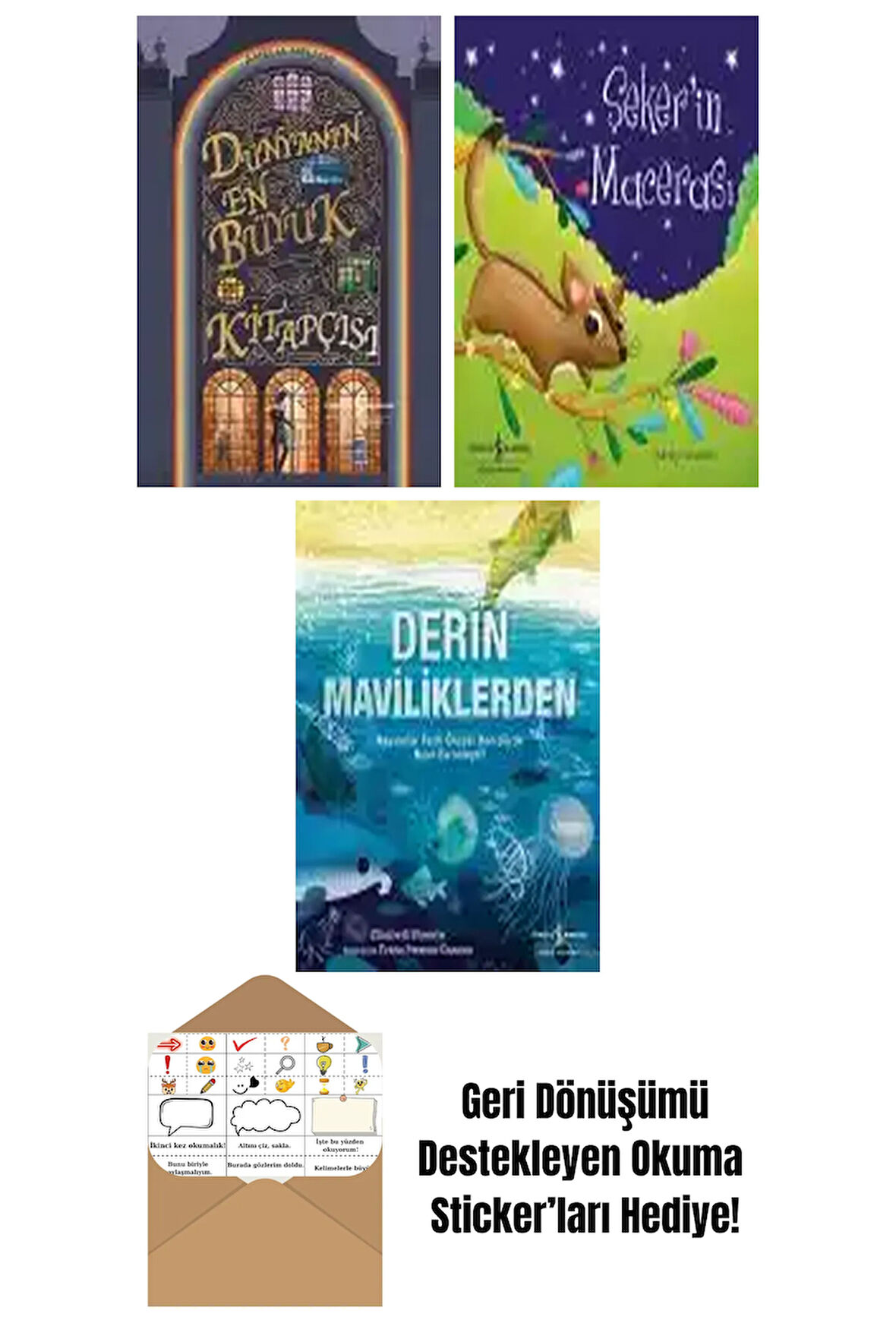 Ahu Ayan 3 Kitap Seti + Okuma Sticker'ları