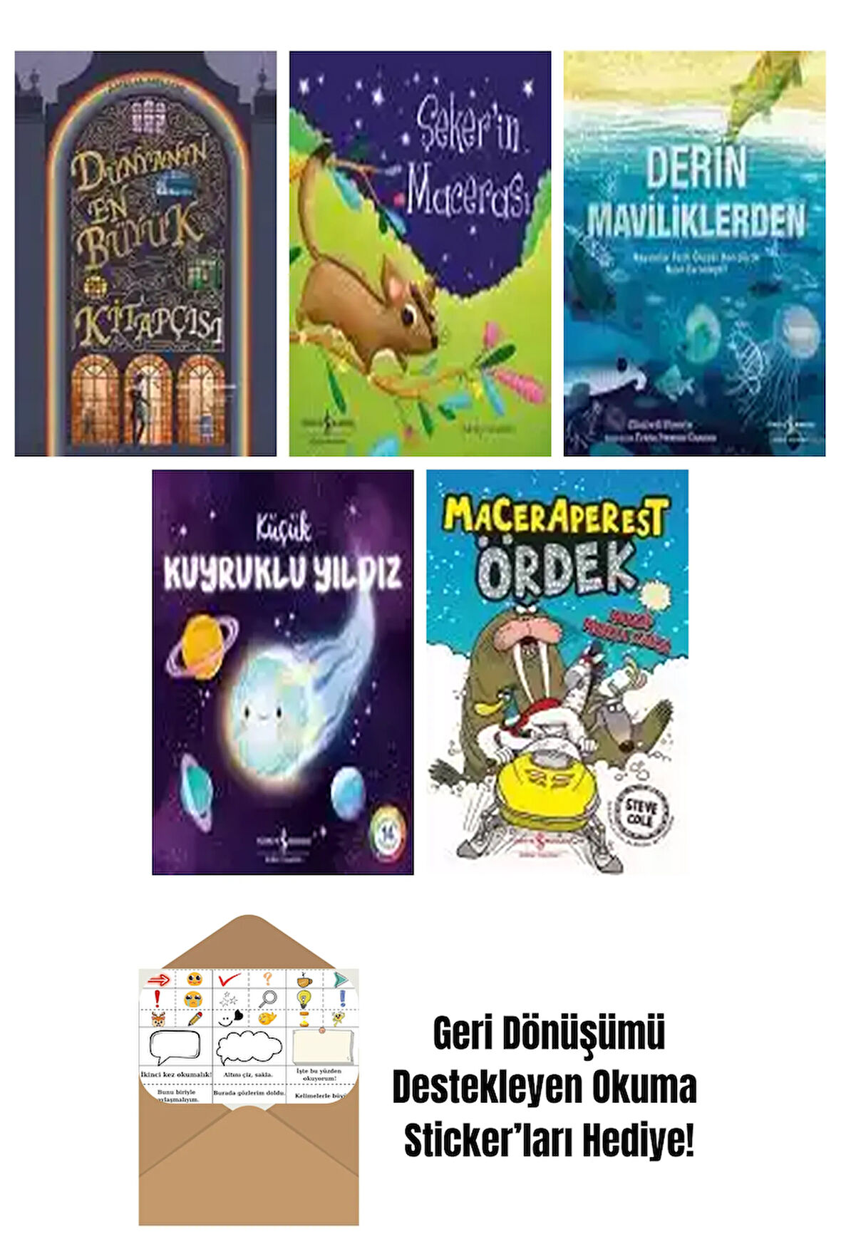 Ahu Ayan 5 Kitap Seti + Okuma Sticker'ları