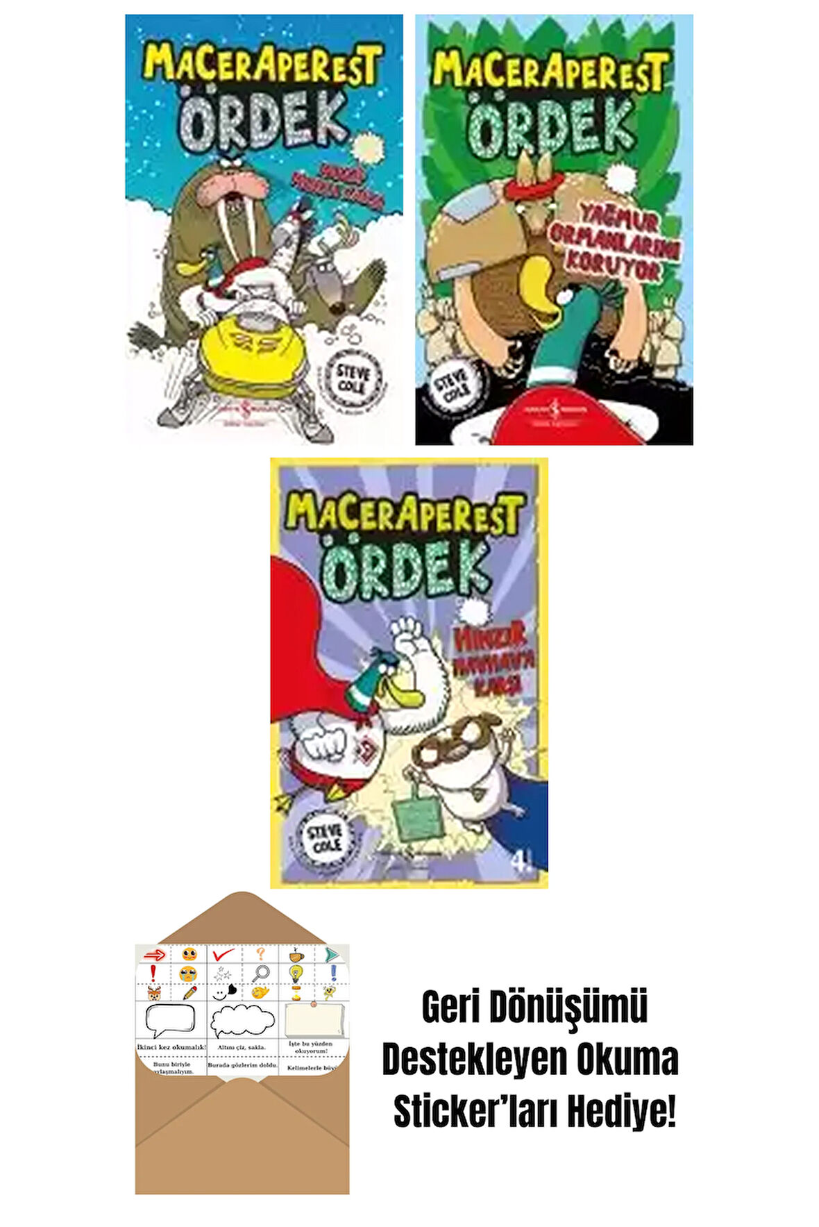 Aleksei Bitskoff 3 Kitap Seti + Okuma Sticker'ları