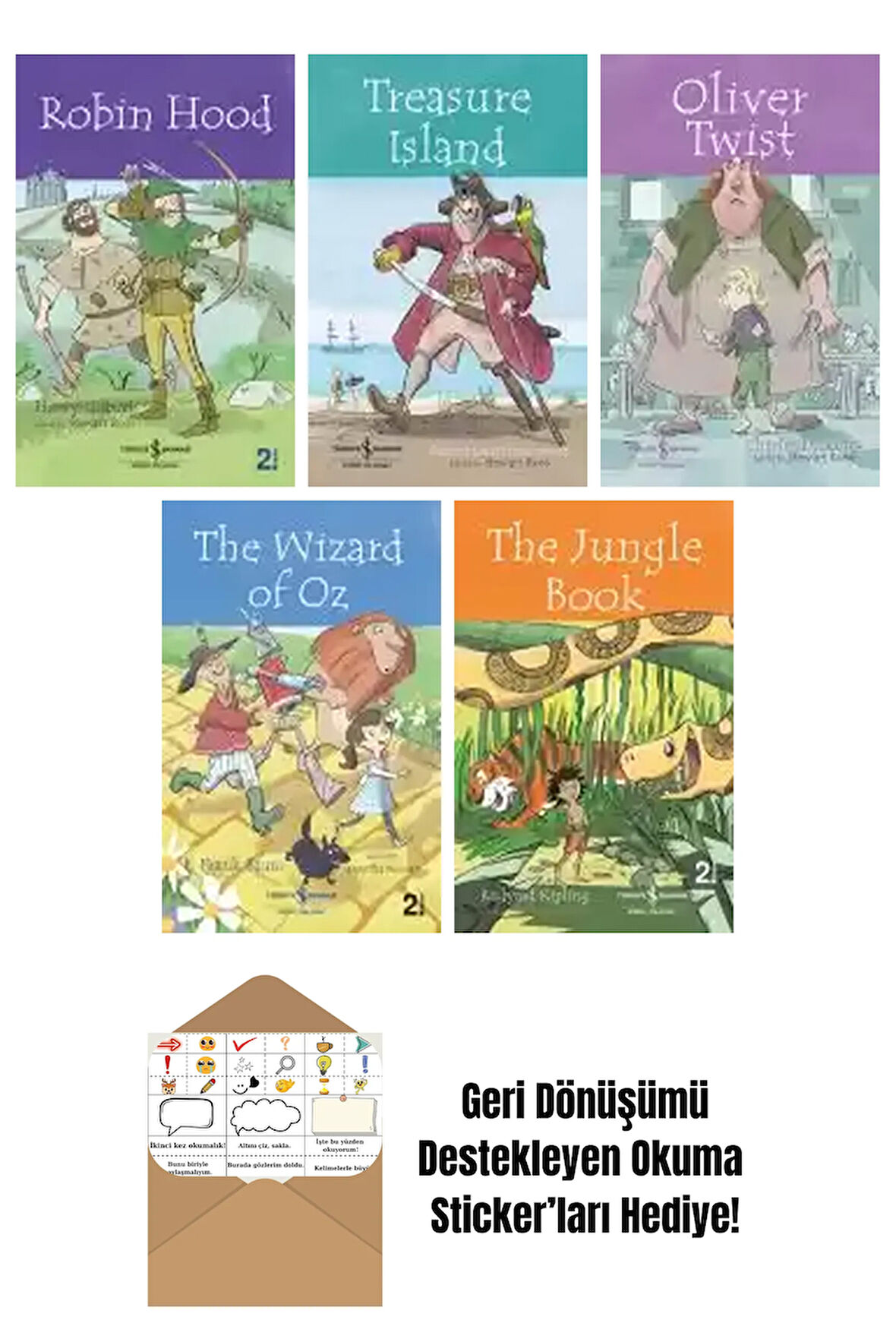 Alex Paterson 5 Kitap Seti + Okuma Sticker'ları