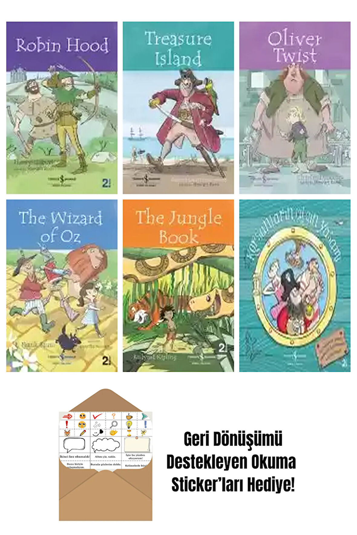 Alex Paterson 6 Kitap Seti + Okuma Sticker'ları