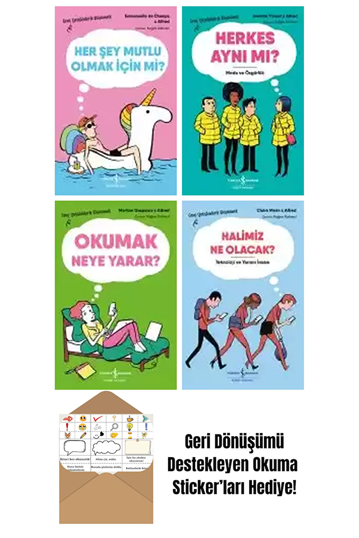 Alfred 4 Kitap Seti + Okuma Sticker'ları