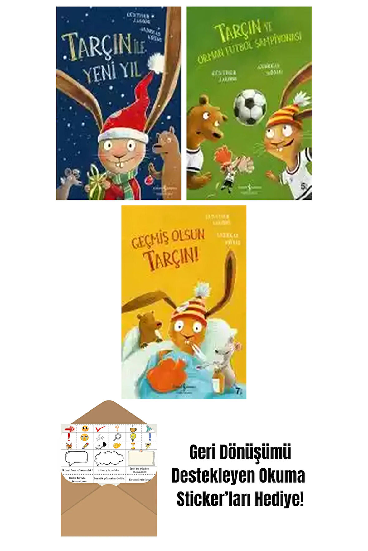 Andreas König 3 Kitap Seti + Okuma Sticker'ları