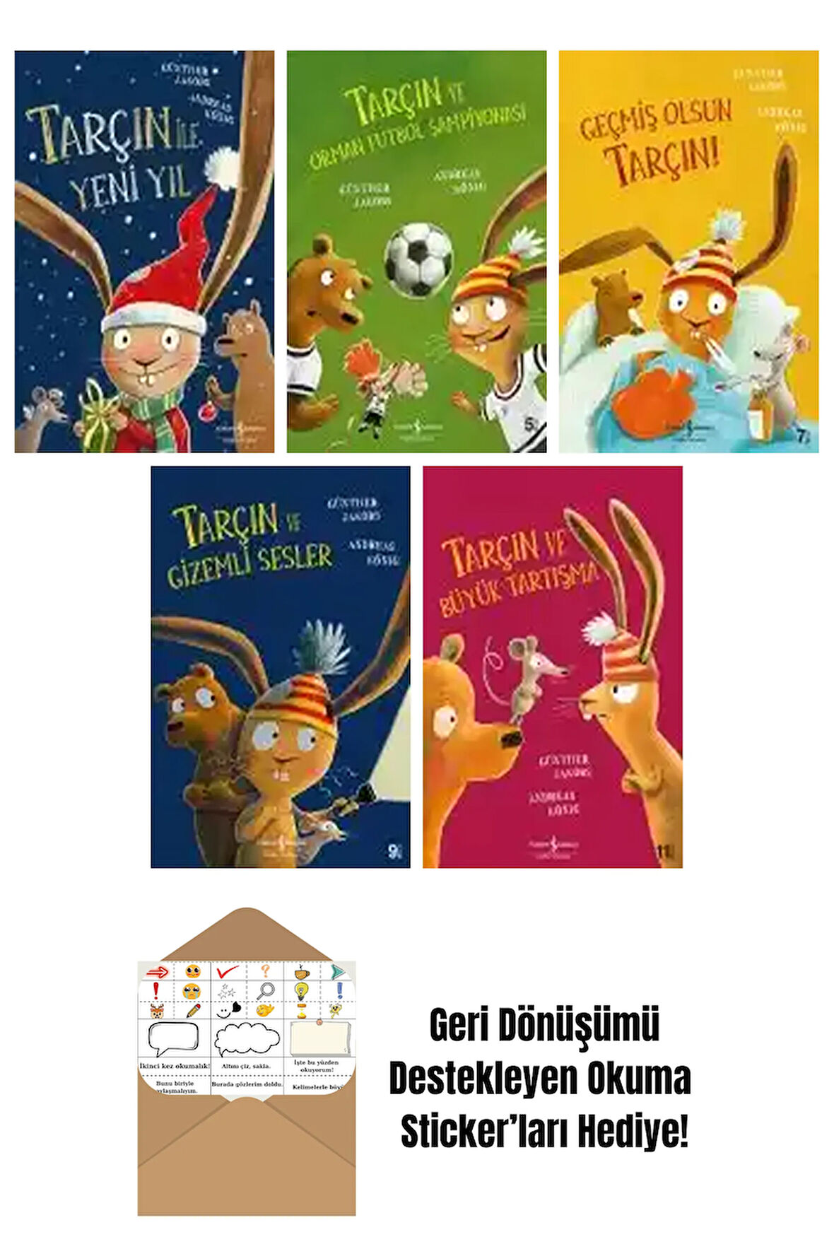 Andreas König 5 Kitap Seti + Okuma Sticker'ları