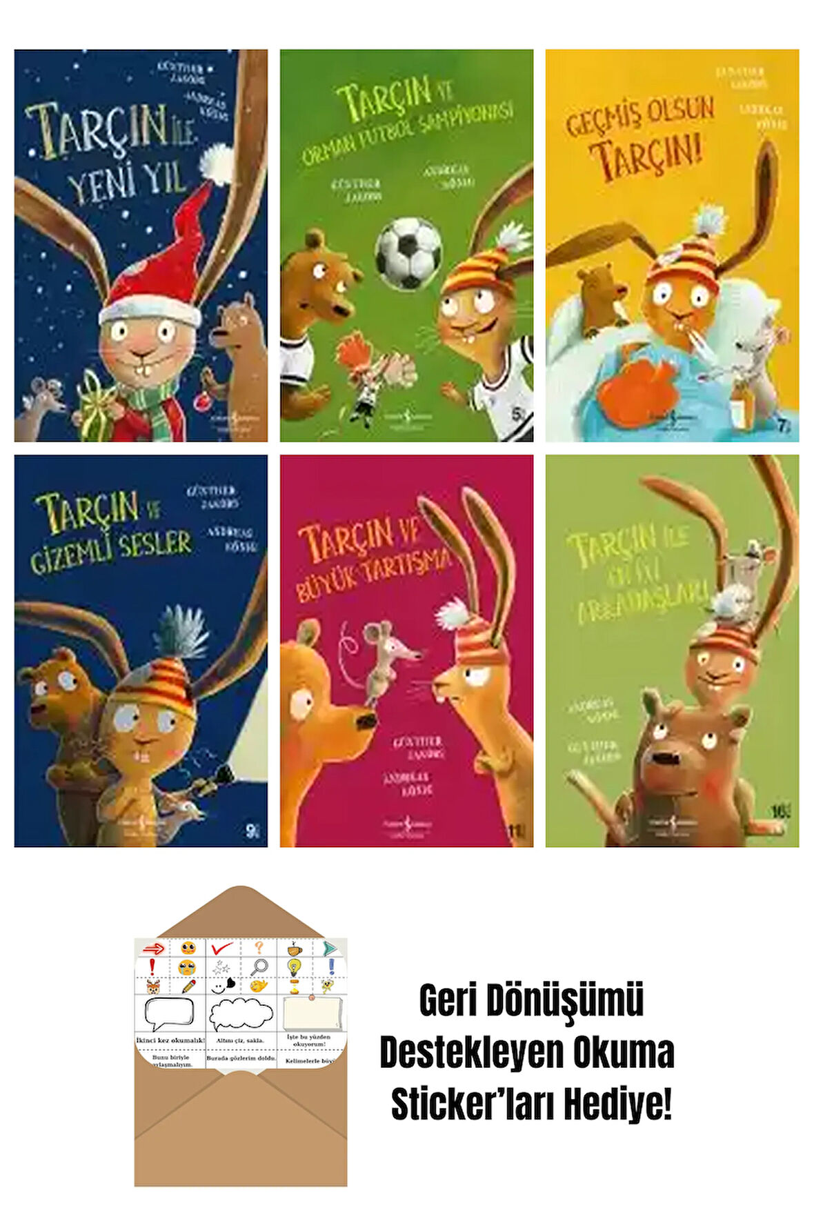 Andreas König 6 Kitap Seti + Okuma Sticker'ları