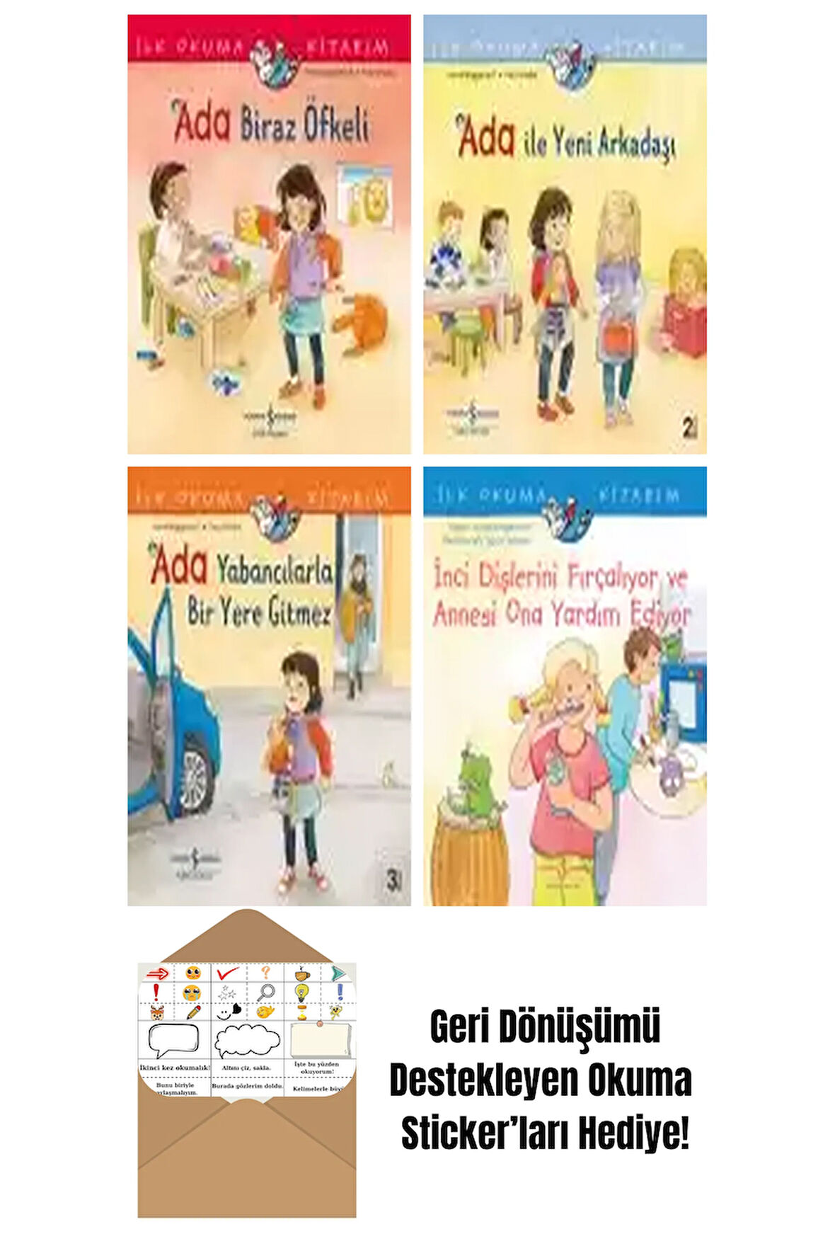 Anna Wagenhoff 4 Kitap Seti + Okuma Sticker'ları