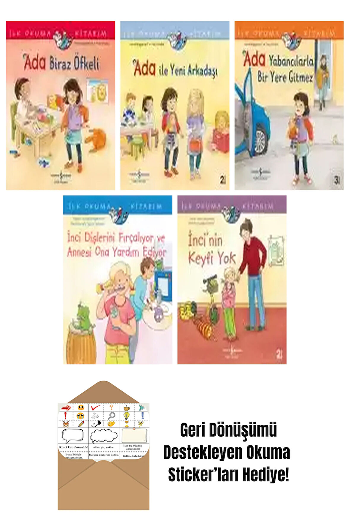 Anna Wagenhoff 5 Kitap Seti + Okuma Sticker'ları