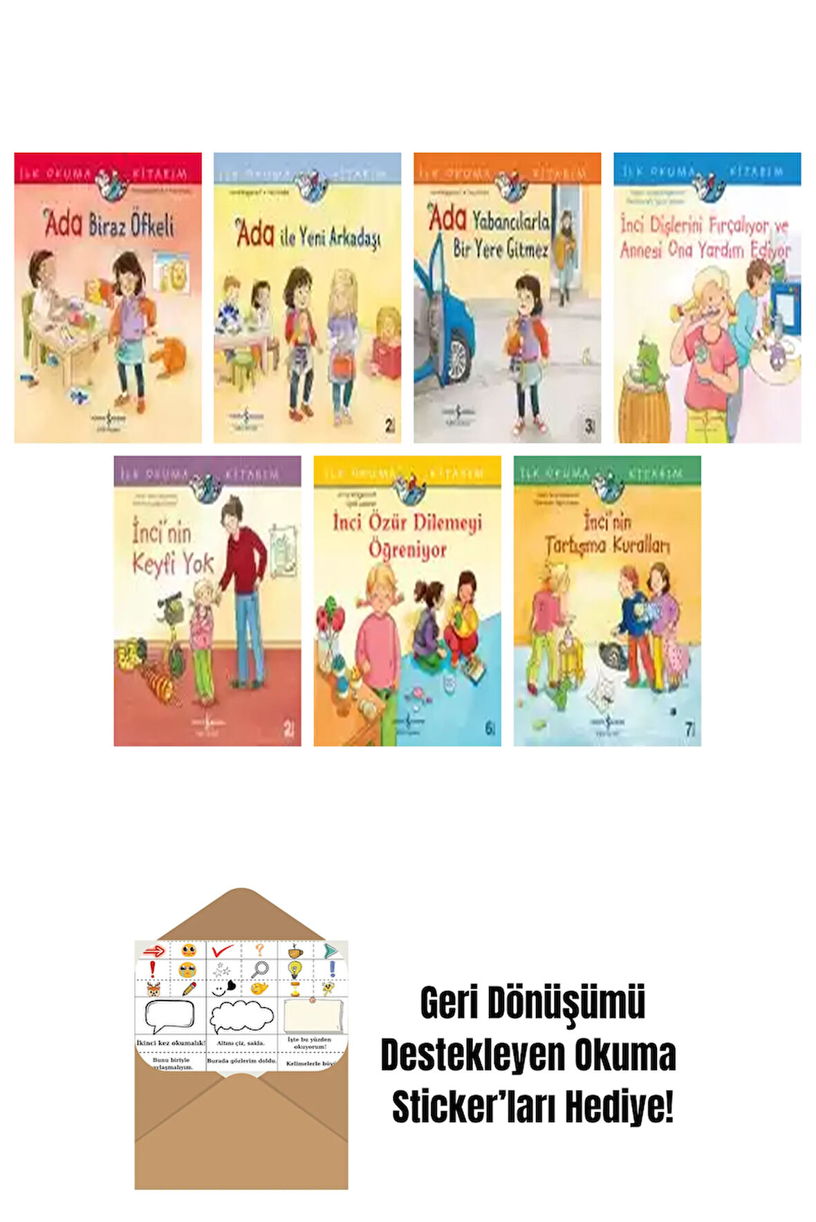 Anna Wagenhoff 7 Kitap Seti + Okuma Sticker'ları