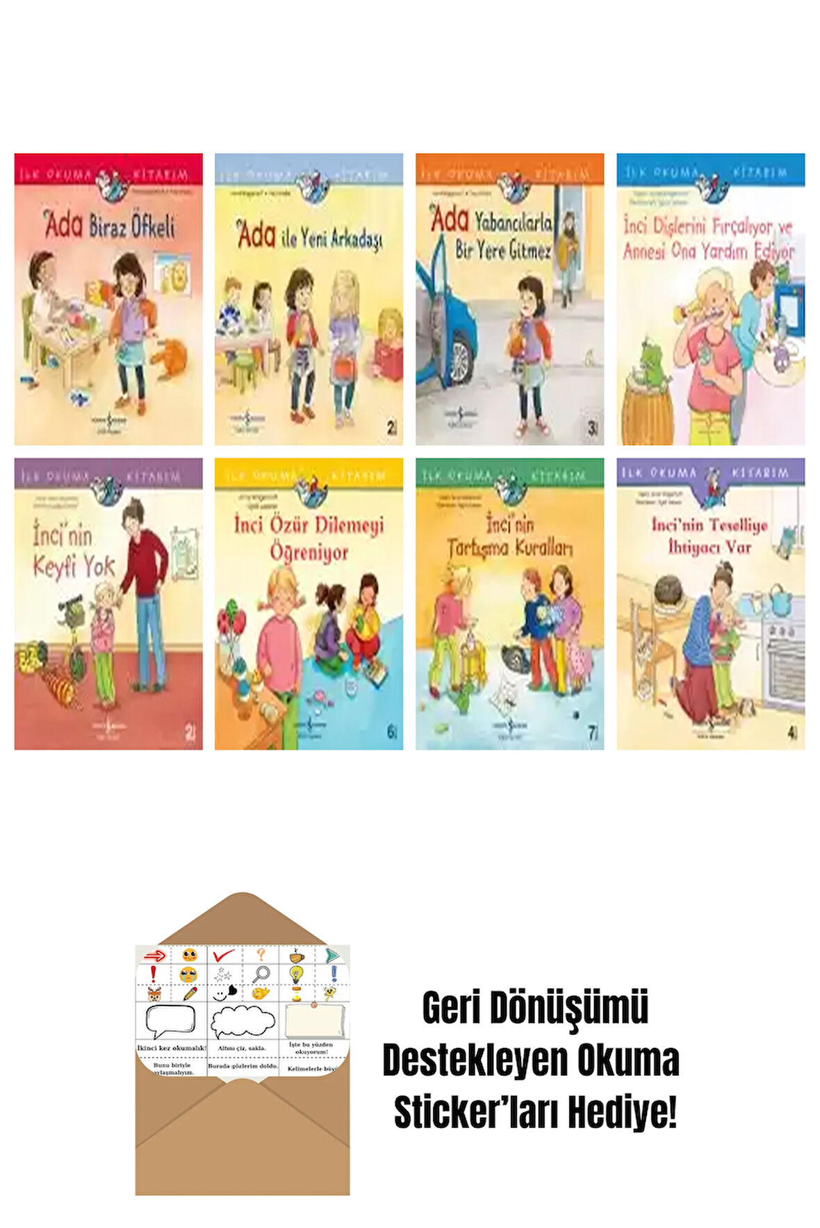 Anna Wagenhoff 8 Kitap Seti + Okuma Sticker'ları