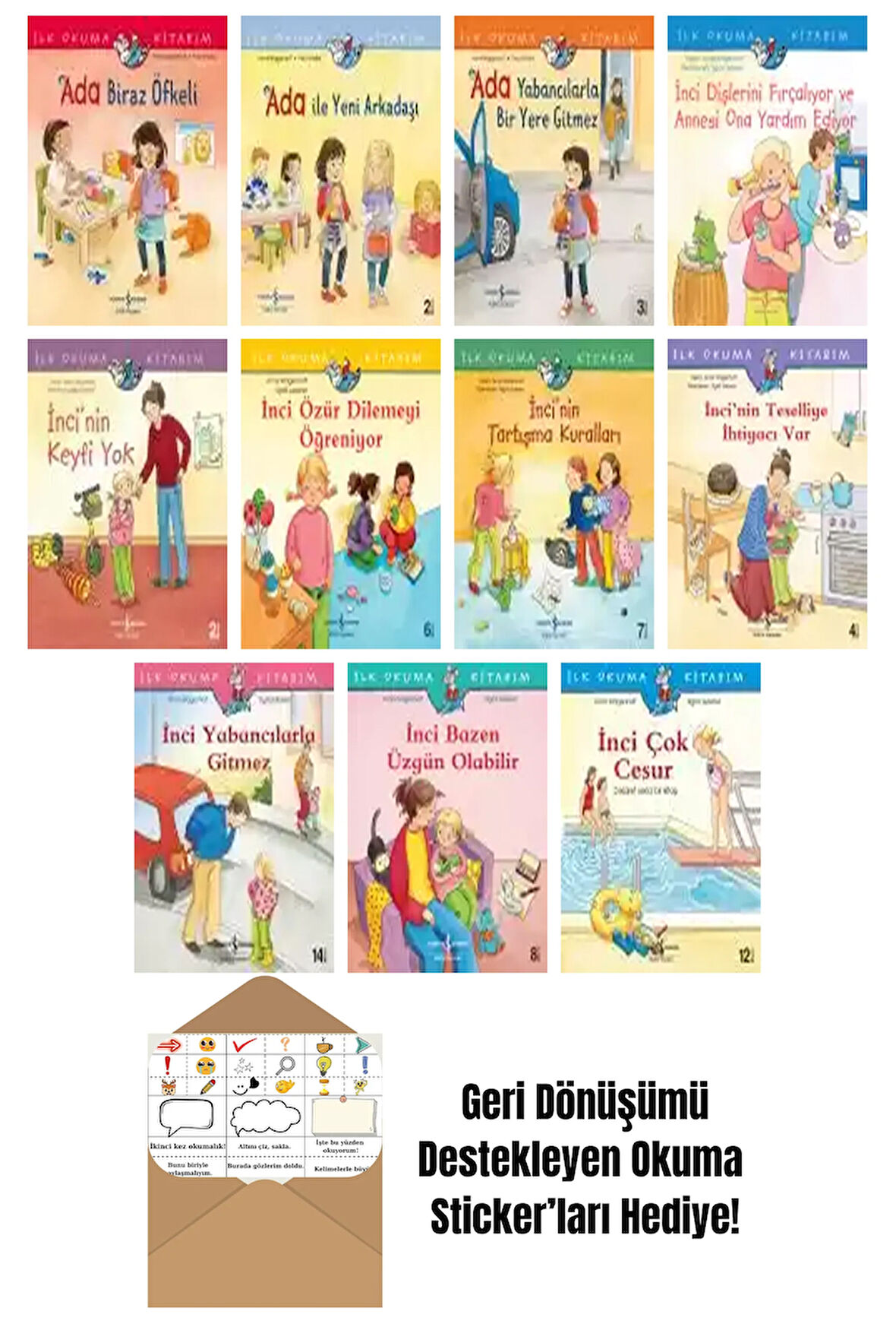 Anna Wagenhoff 11 Kitap Seti + Okuma Sticker'ları